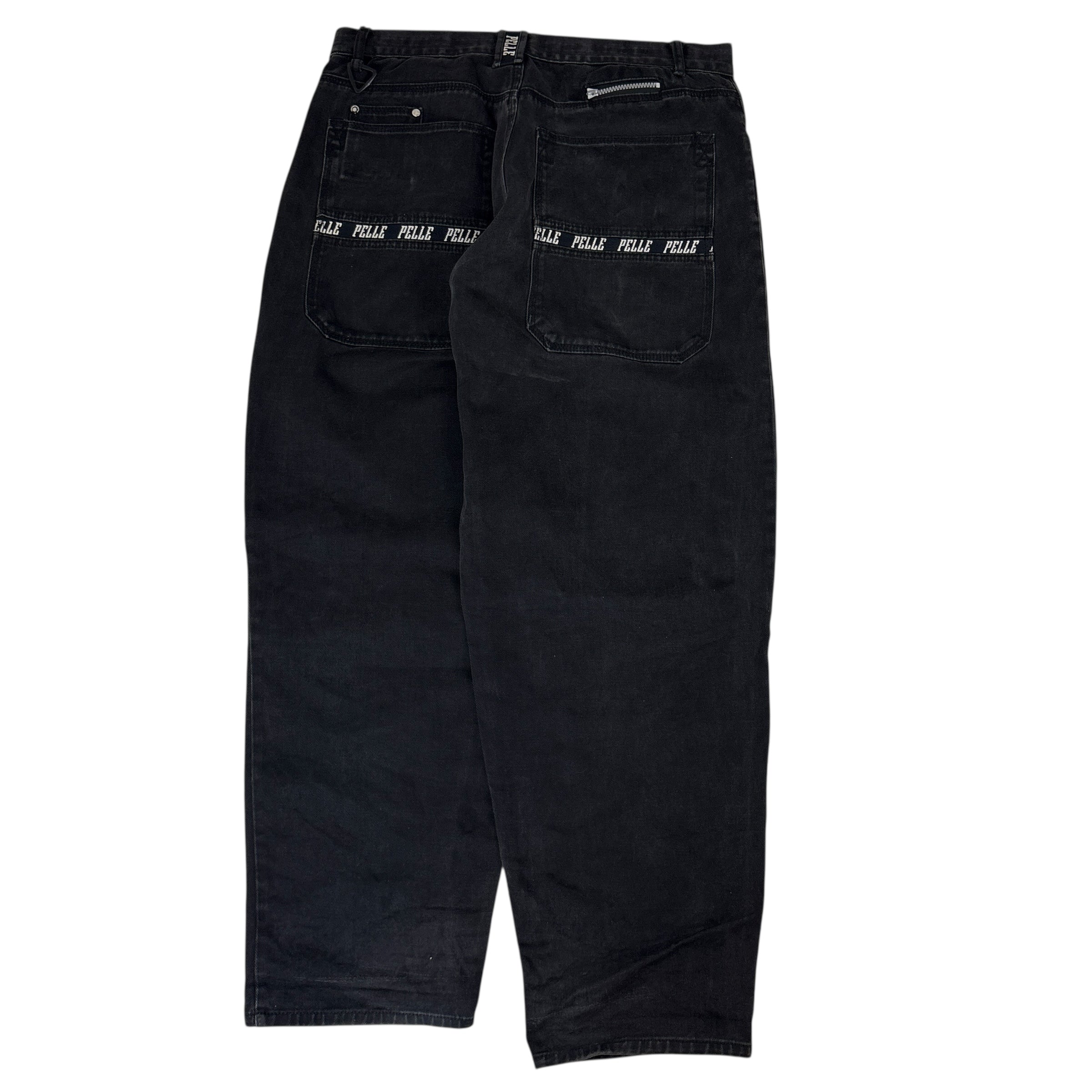 Y2KPelle Pelle Baggy Black Denim Jeans