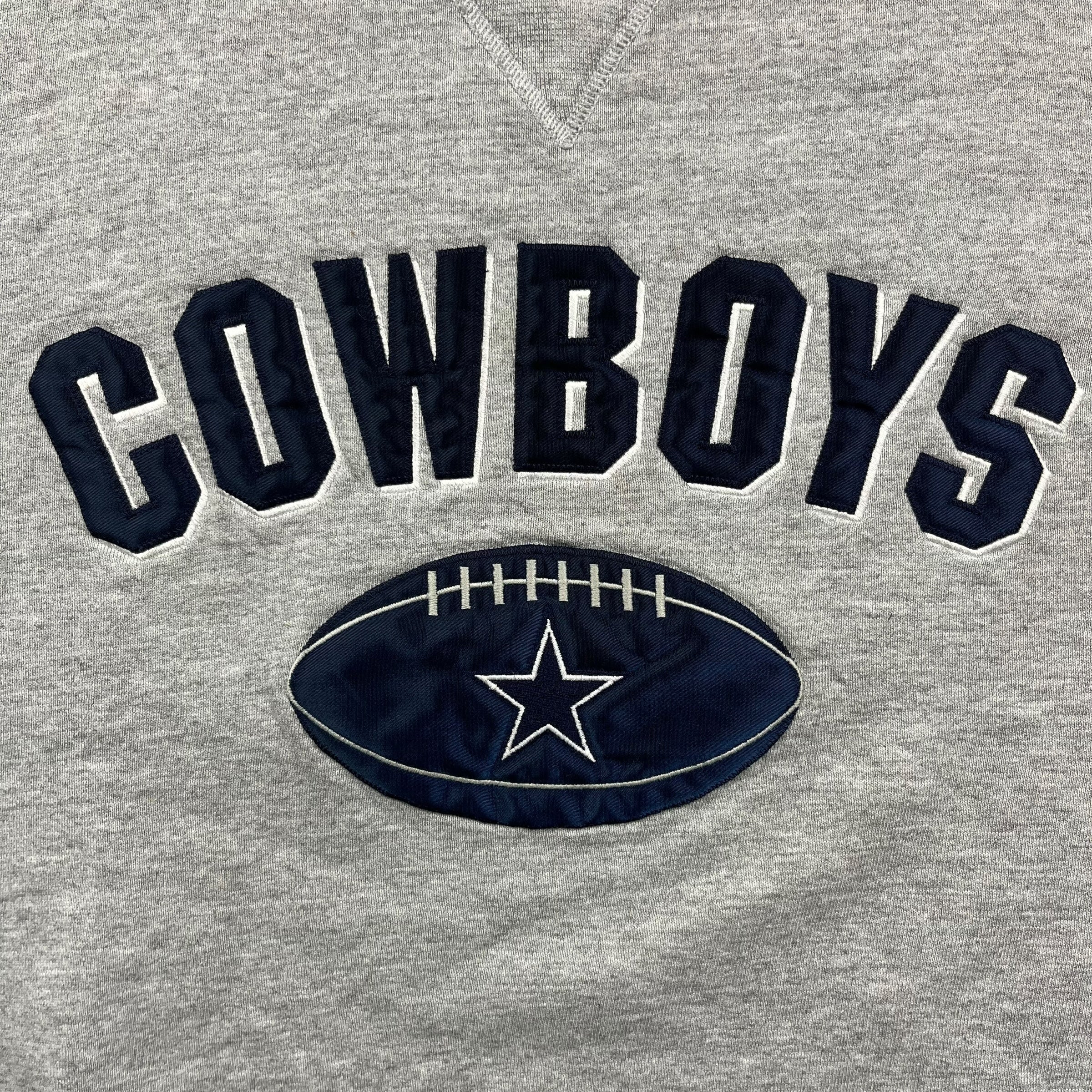 Vintage Dallas Cowboys Crewneck Light Grey