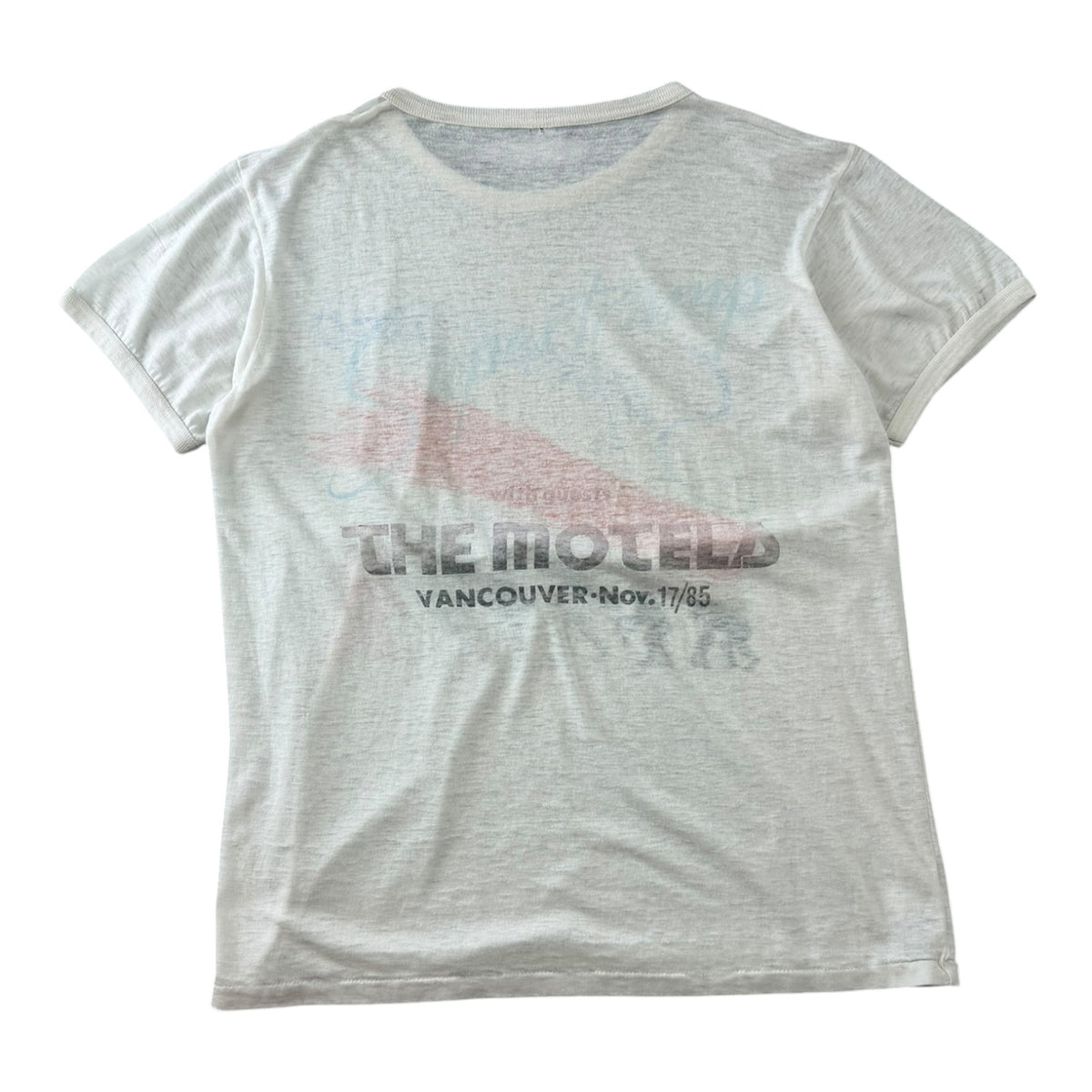 1985 Supertramp With Special Guest The Motels Concert T-Shirt