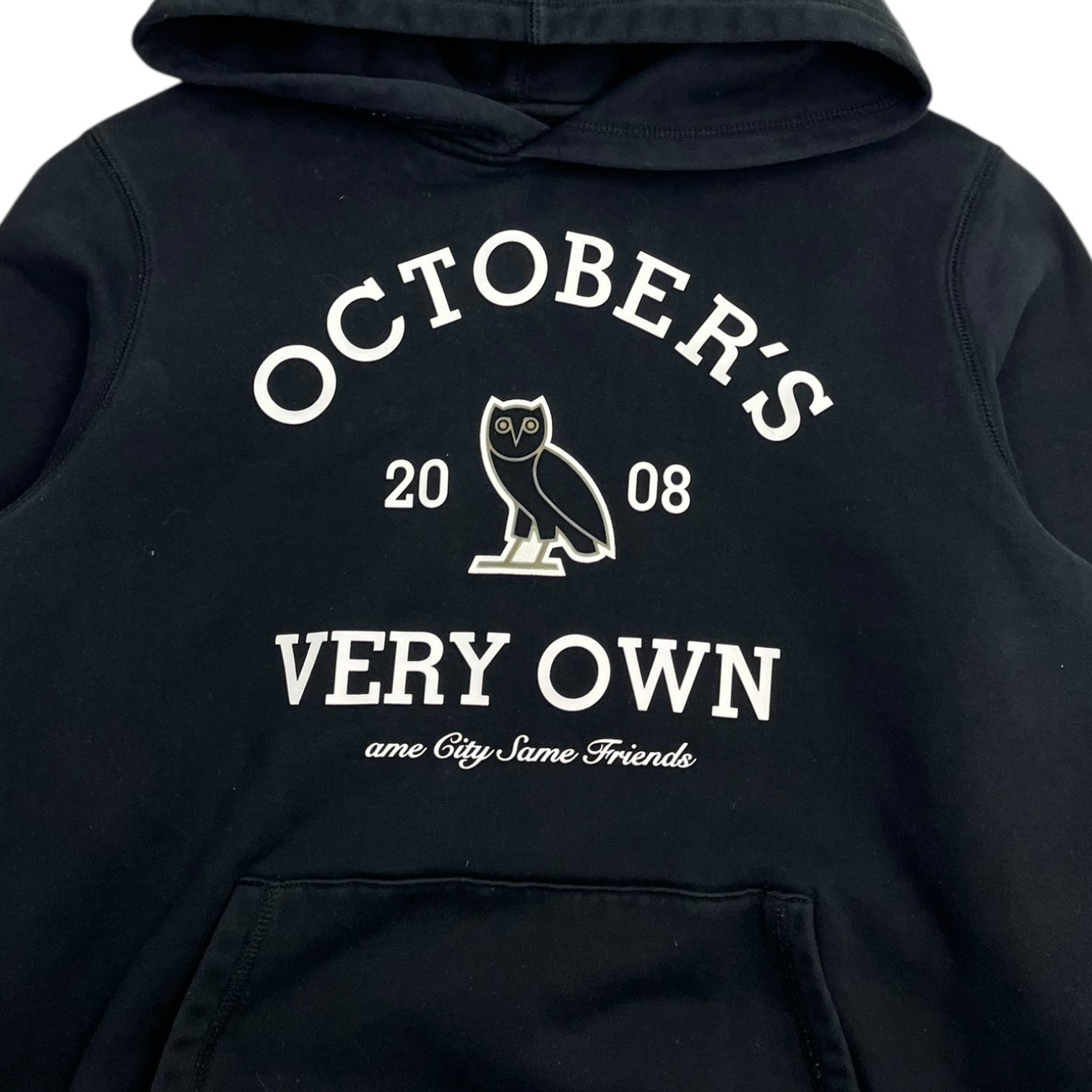 OVO Owl Spellout Hoodie Black