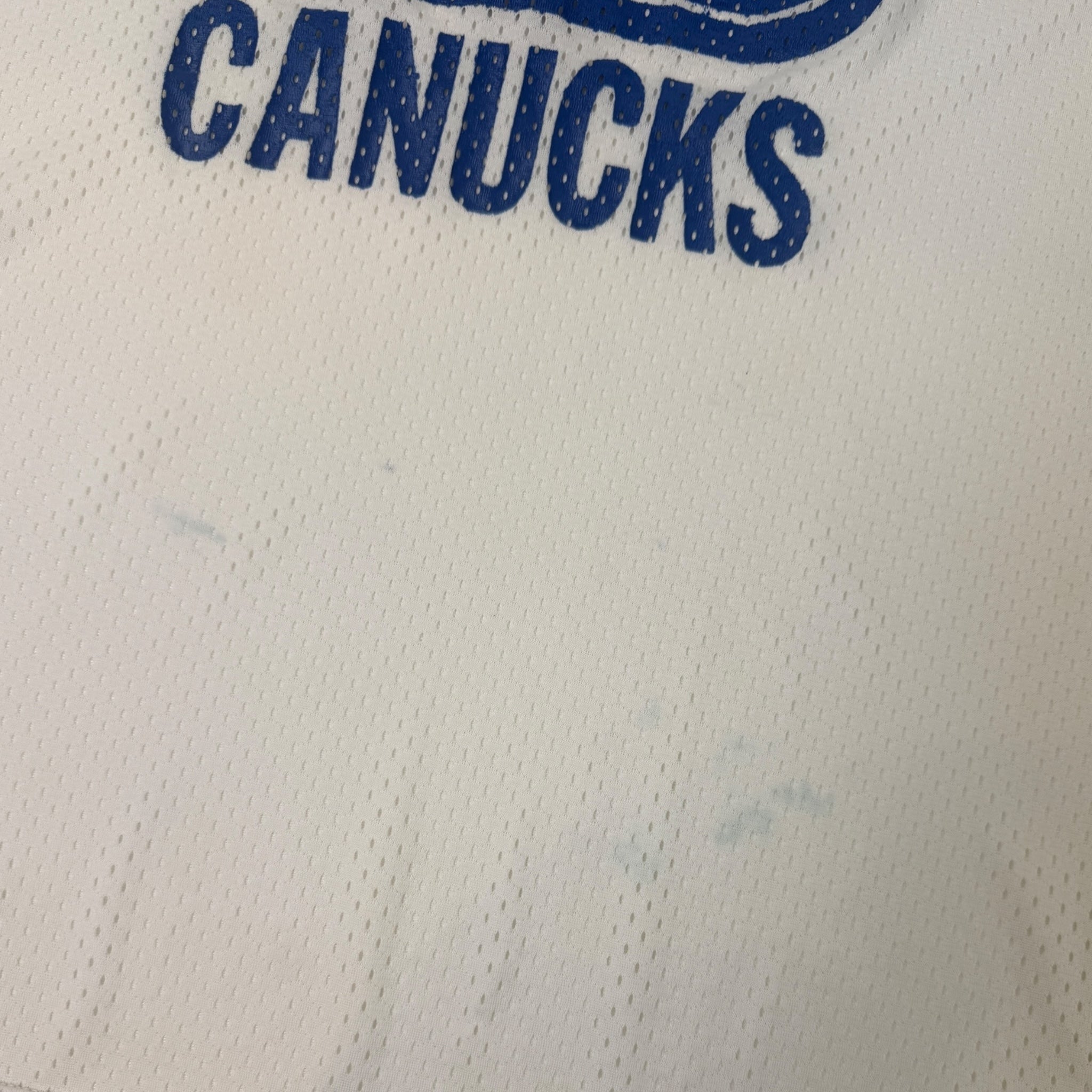 Vintage Vancouver Canucks Stick Logo Jersey T-Shirt