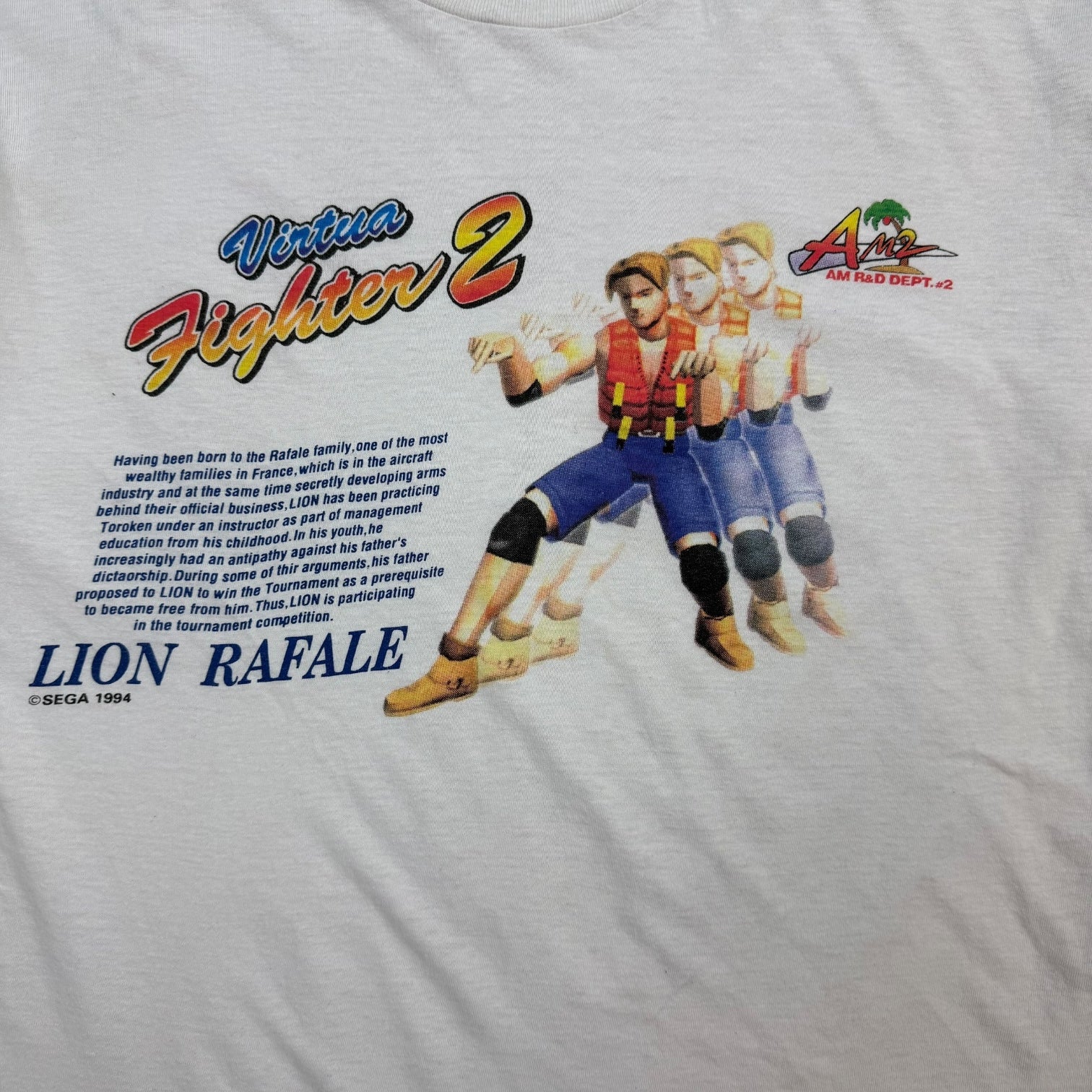 1993 Virtua Fighter 2 Tee White