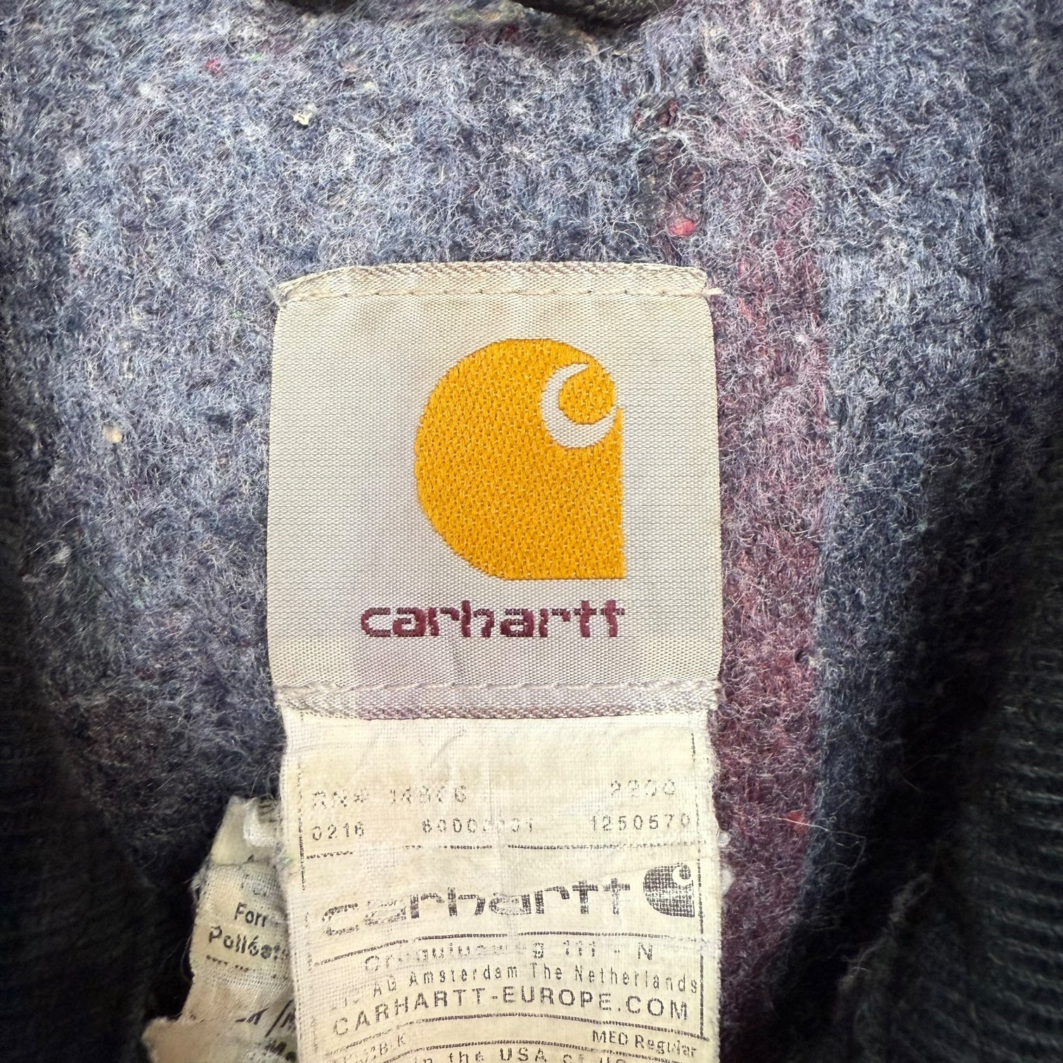 Vintage Carhartt Detroit Blanket Lined Jacket Black