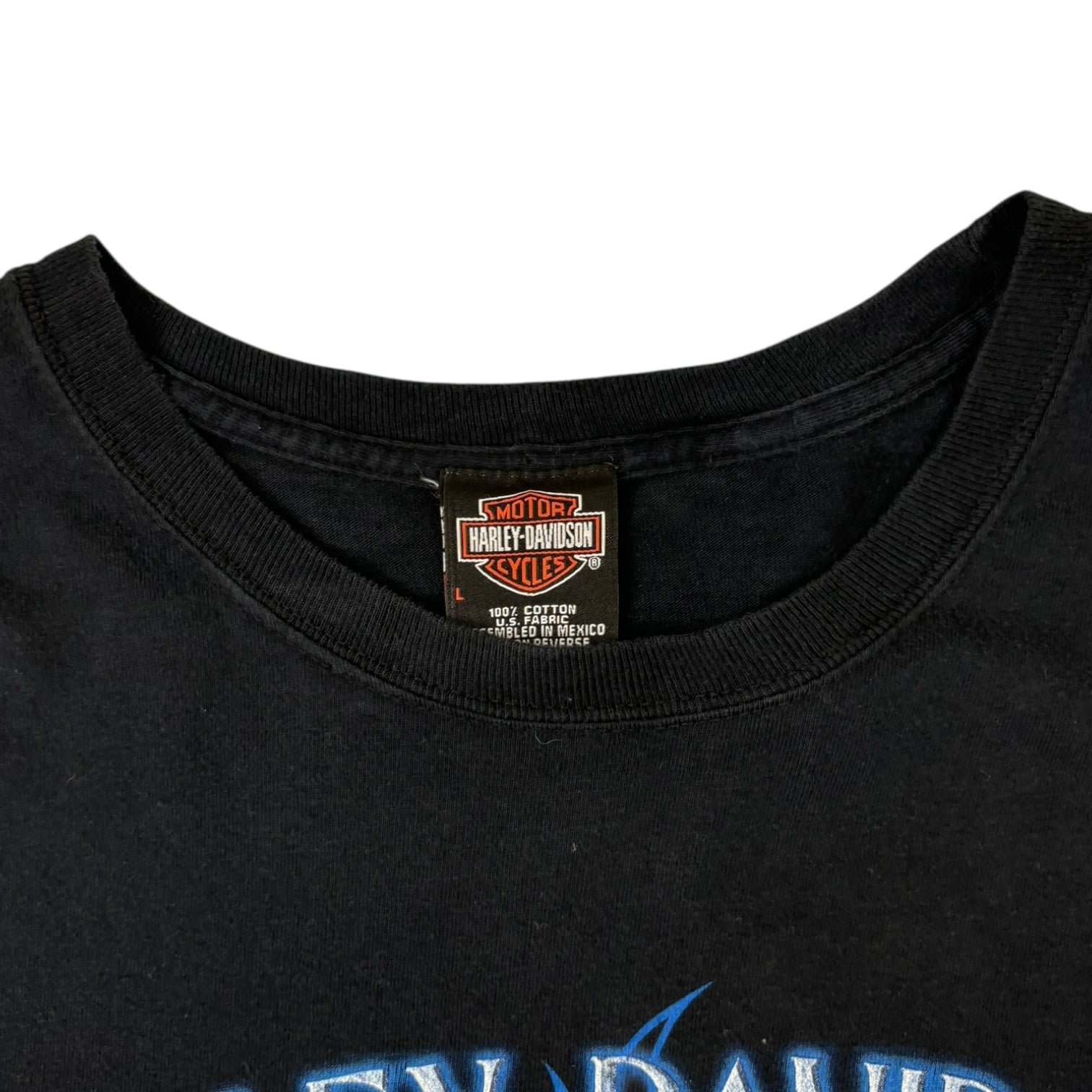Vintage 2004 Harley Davidson of Burlington WA Long Sleeve T-Shirt Black