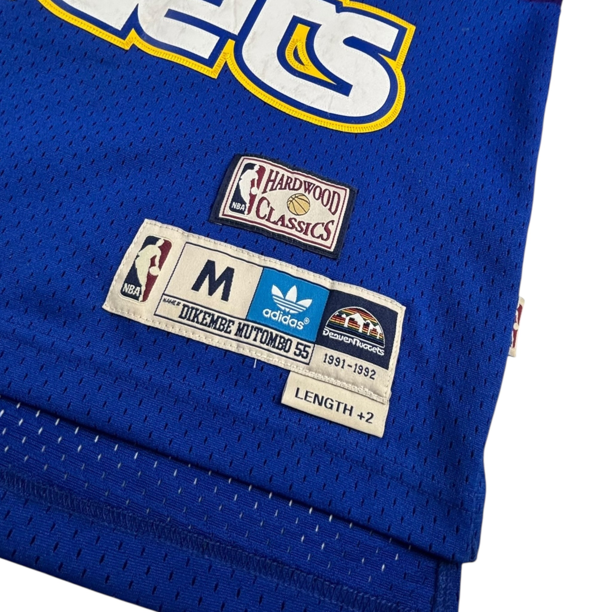 Adidas Denver Nuggets Dikembe Mutombo NBA Jersey