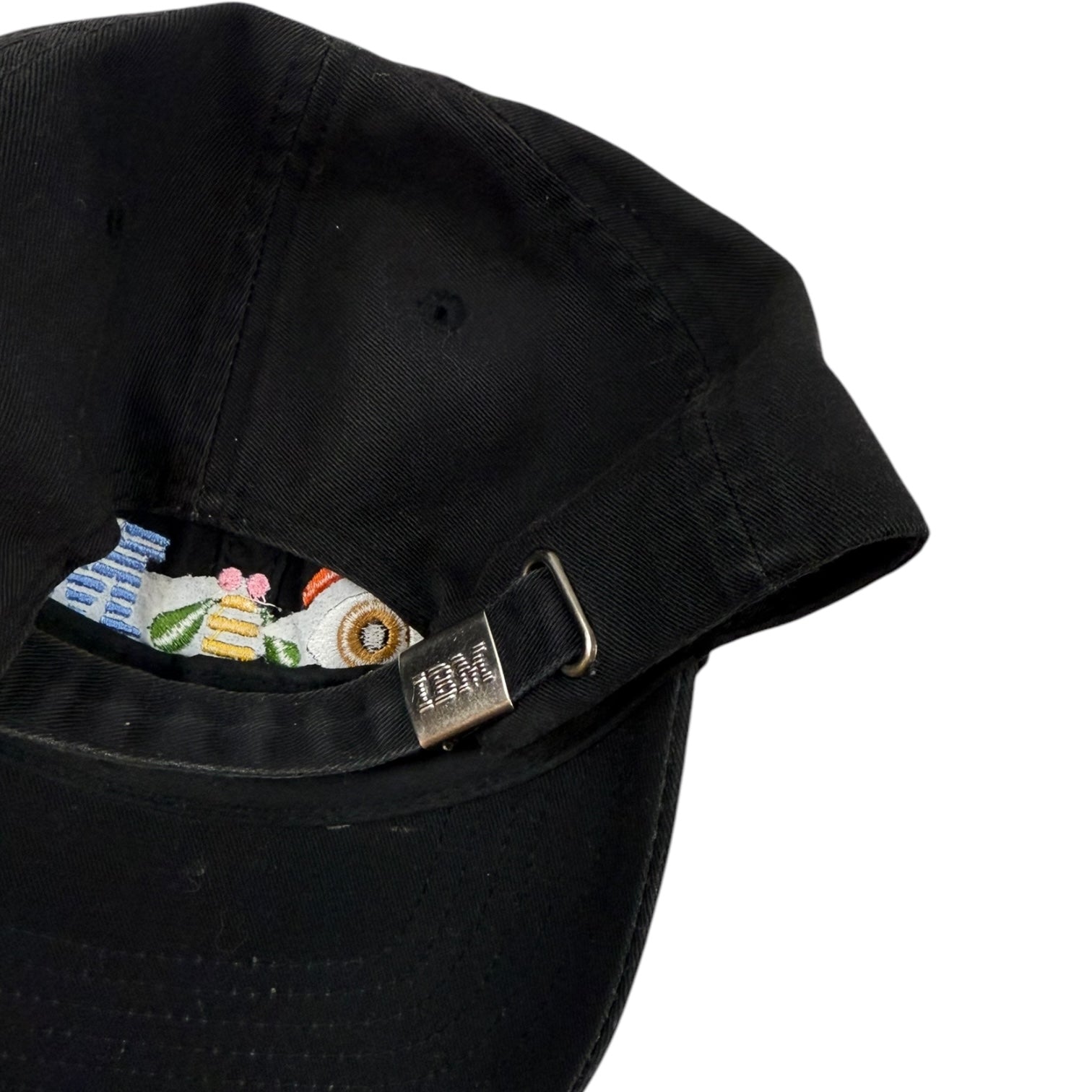 Vintage IBM Strapback Hat Black