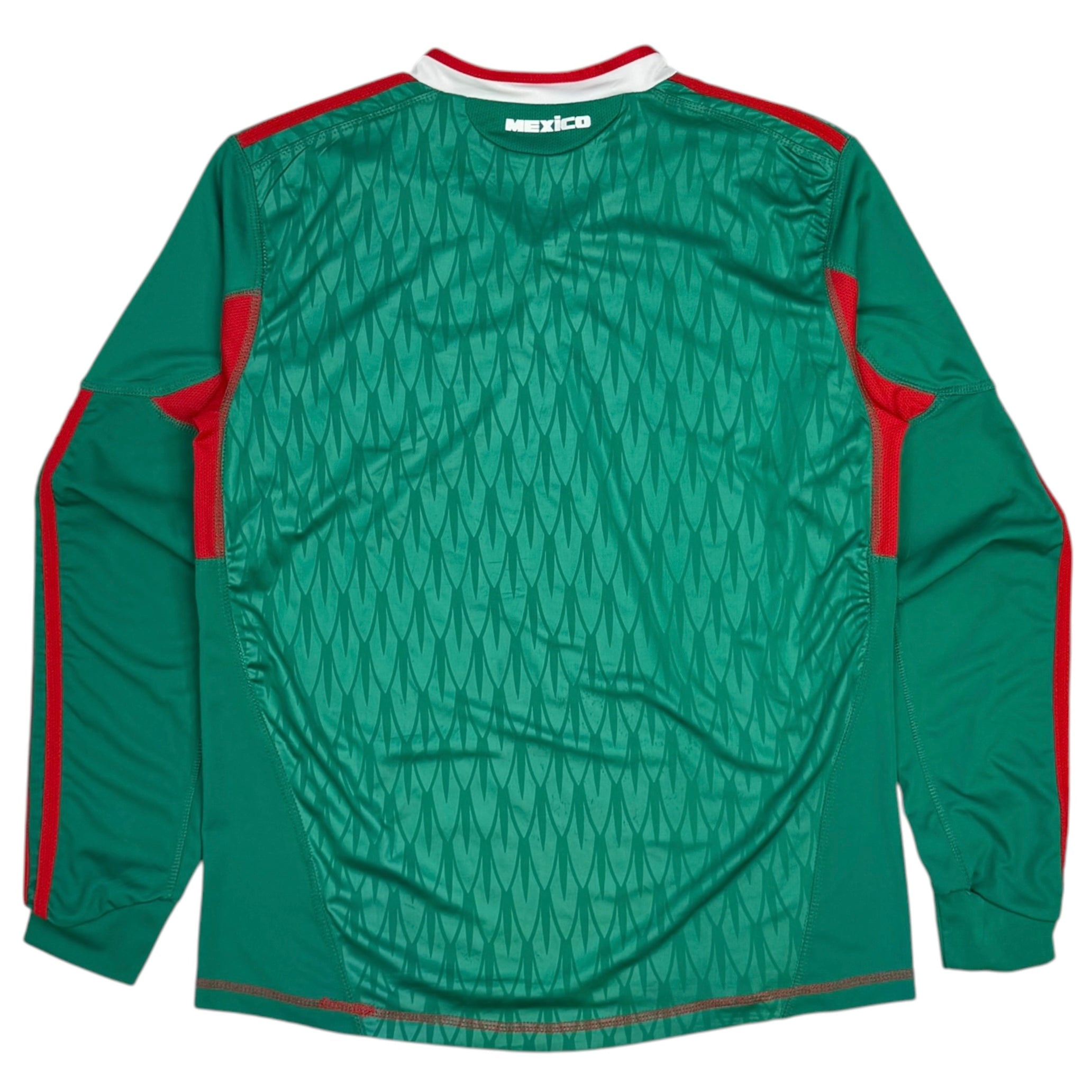 2010 Adidas Mexico Home World Cup Longsleeve Jersey Green
