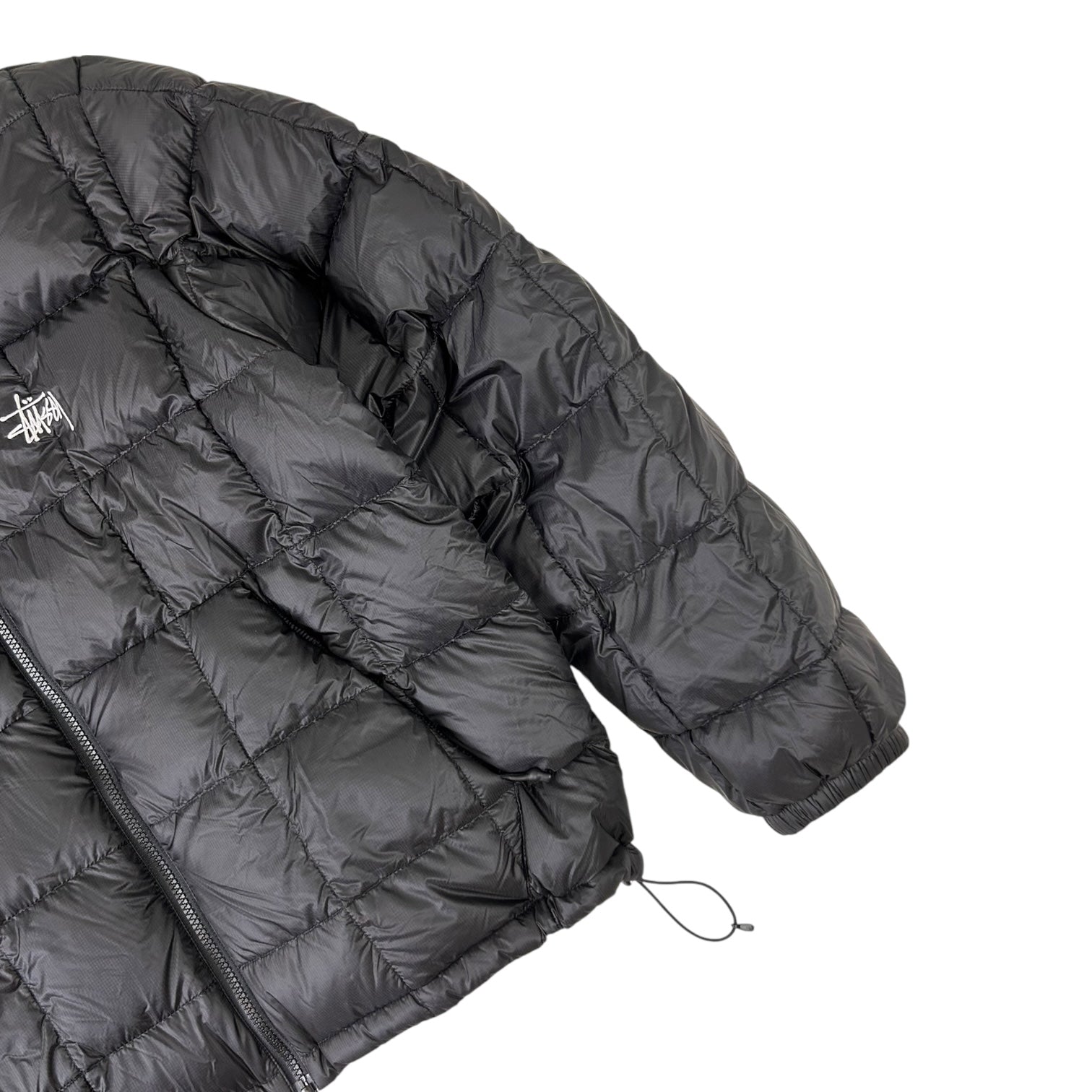 Stussy Midweight Hooded Puffer Jacket Black