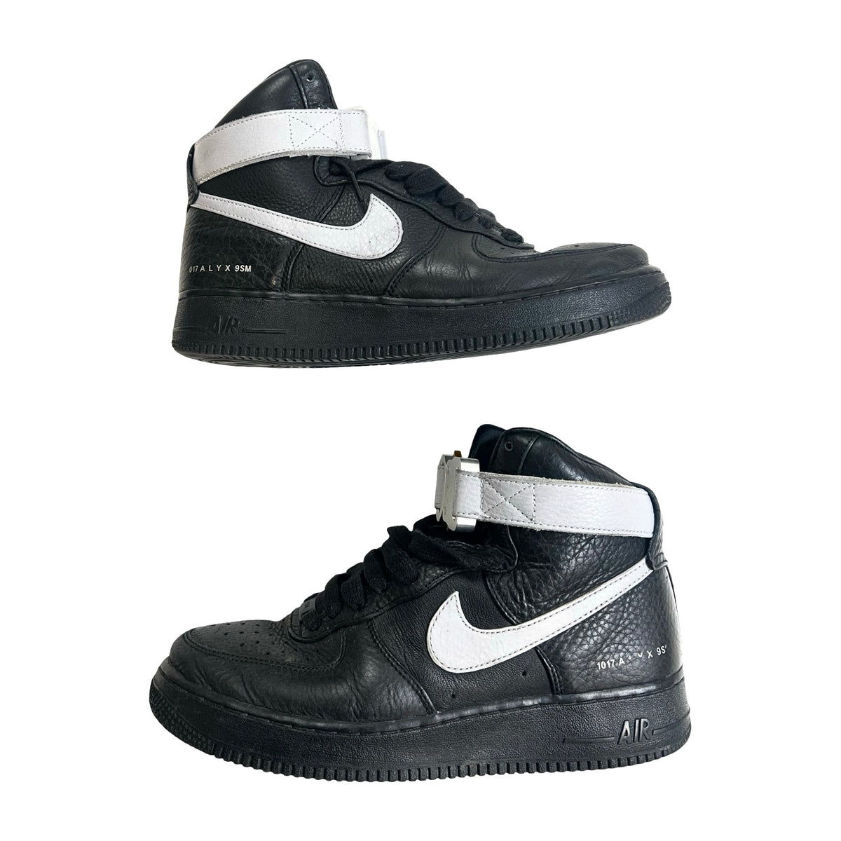 1017 ALYX 9SM x Nike Air Force 1 High Black Wolf Grey (Used)