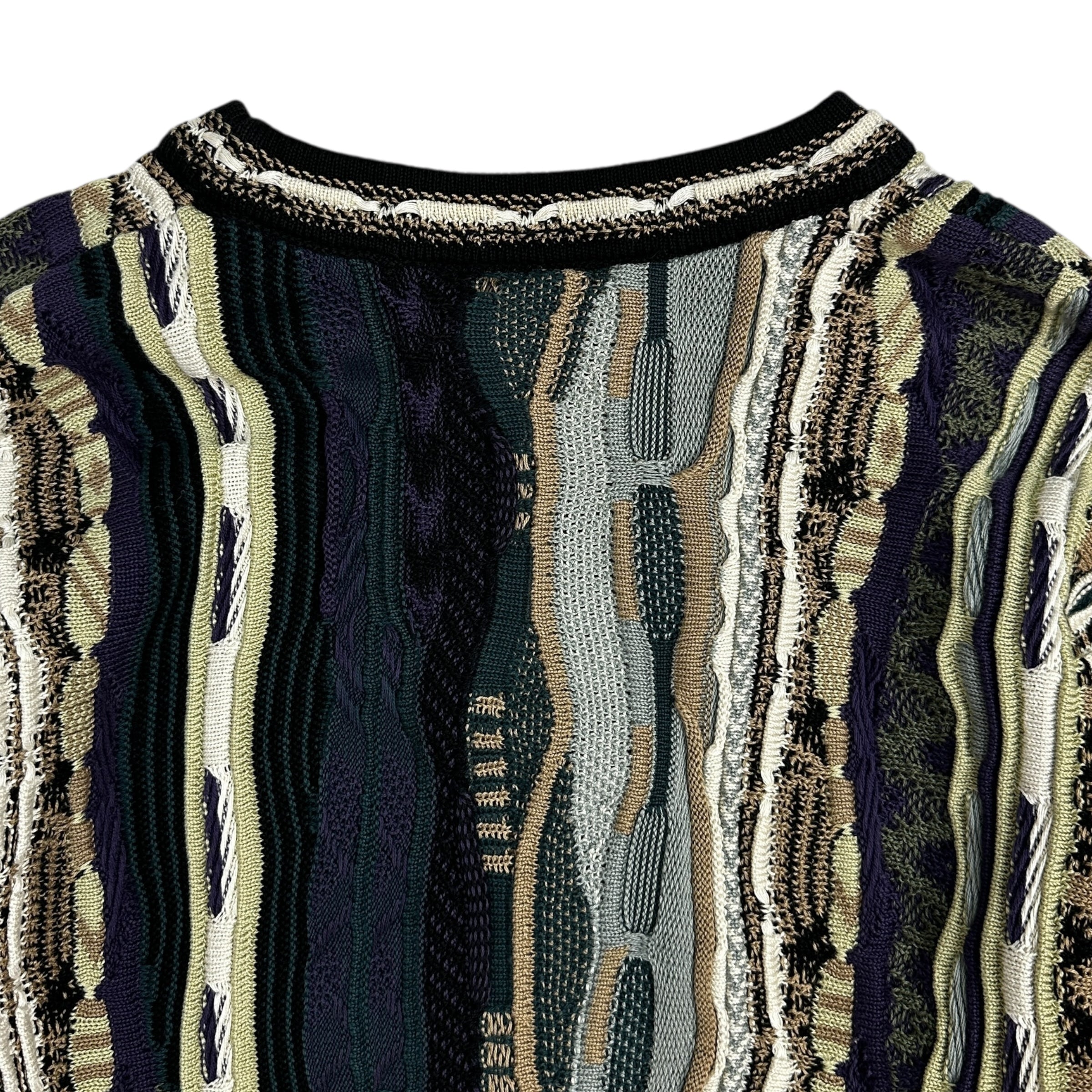 Vintage Tundra Cable knit Sweater Multicolour