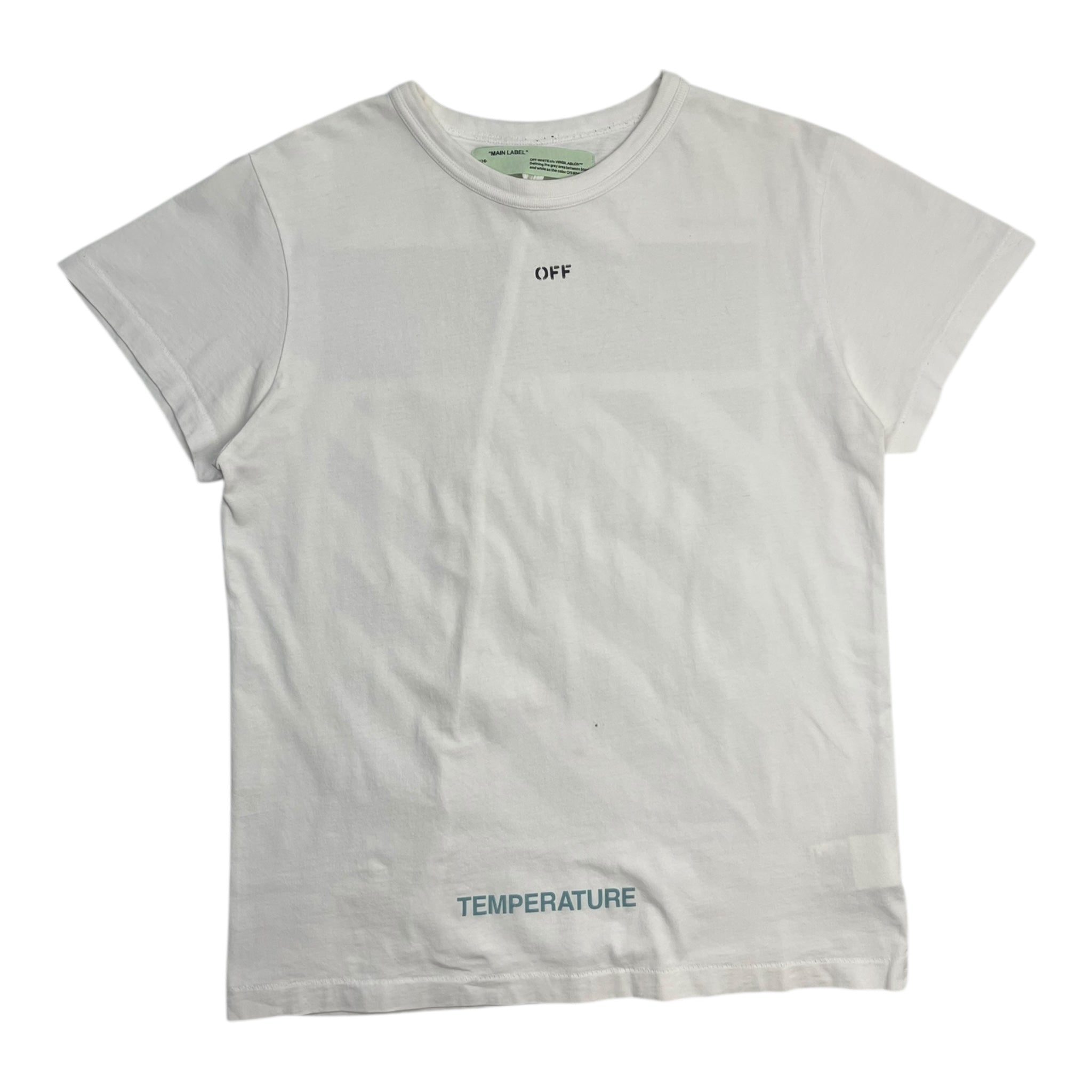 OFF-WHITE Temperature Diag T-Shirt White