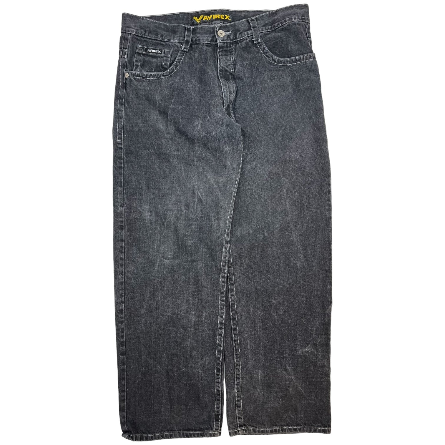 Y2K Vintage Avirex Jeans Washed Black