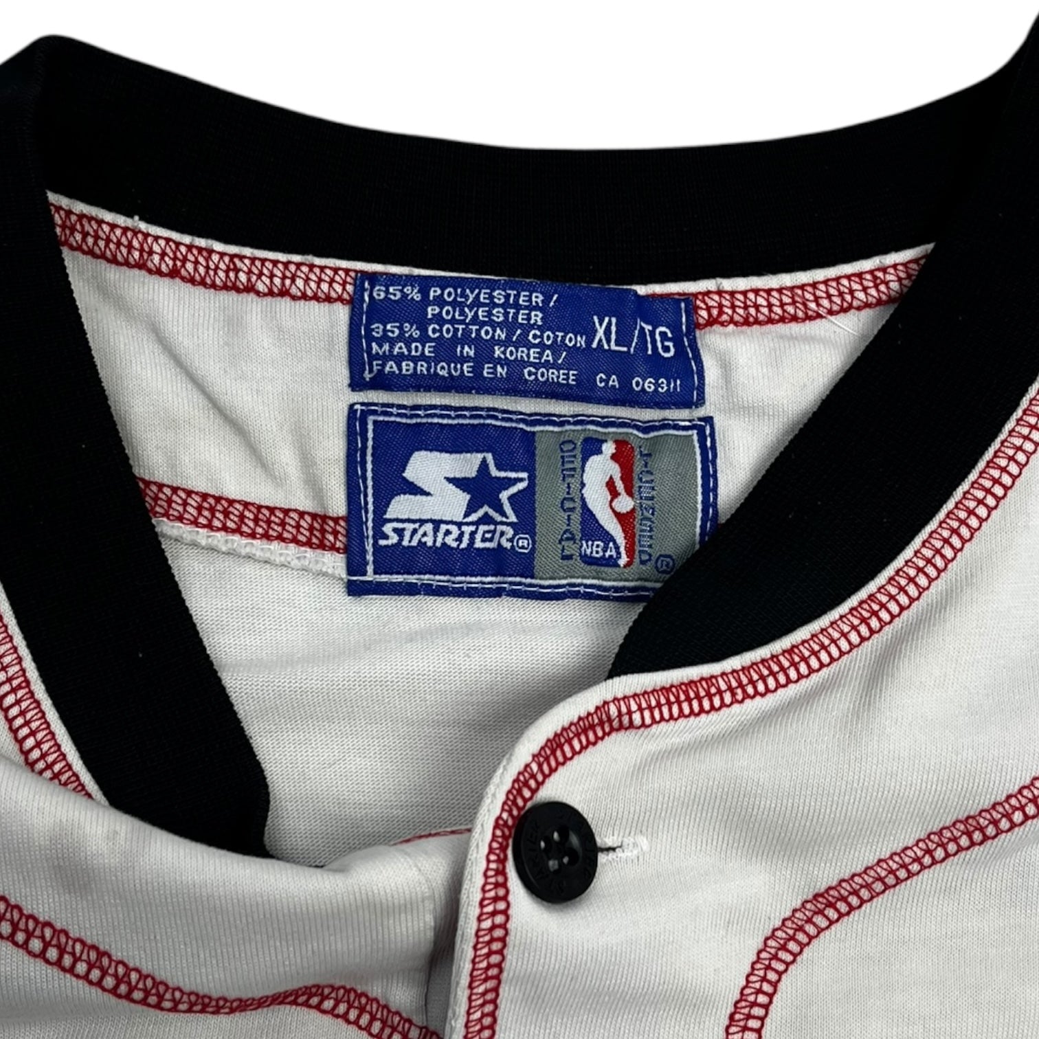Vintage Chicago Bulls Henley Baseball Jersey