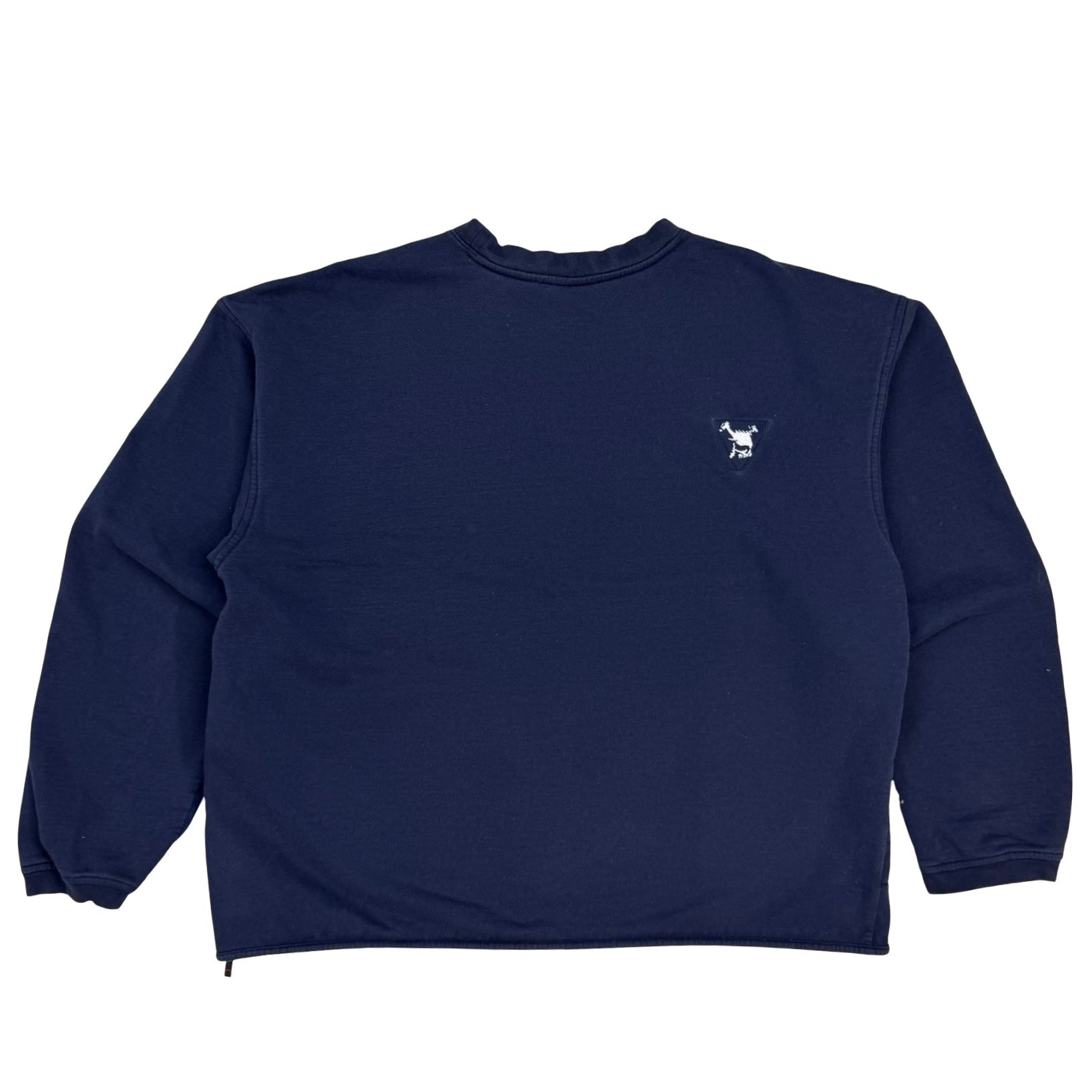 Vintage Oakley Software Sidezip Crewneck Navy