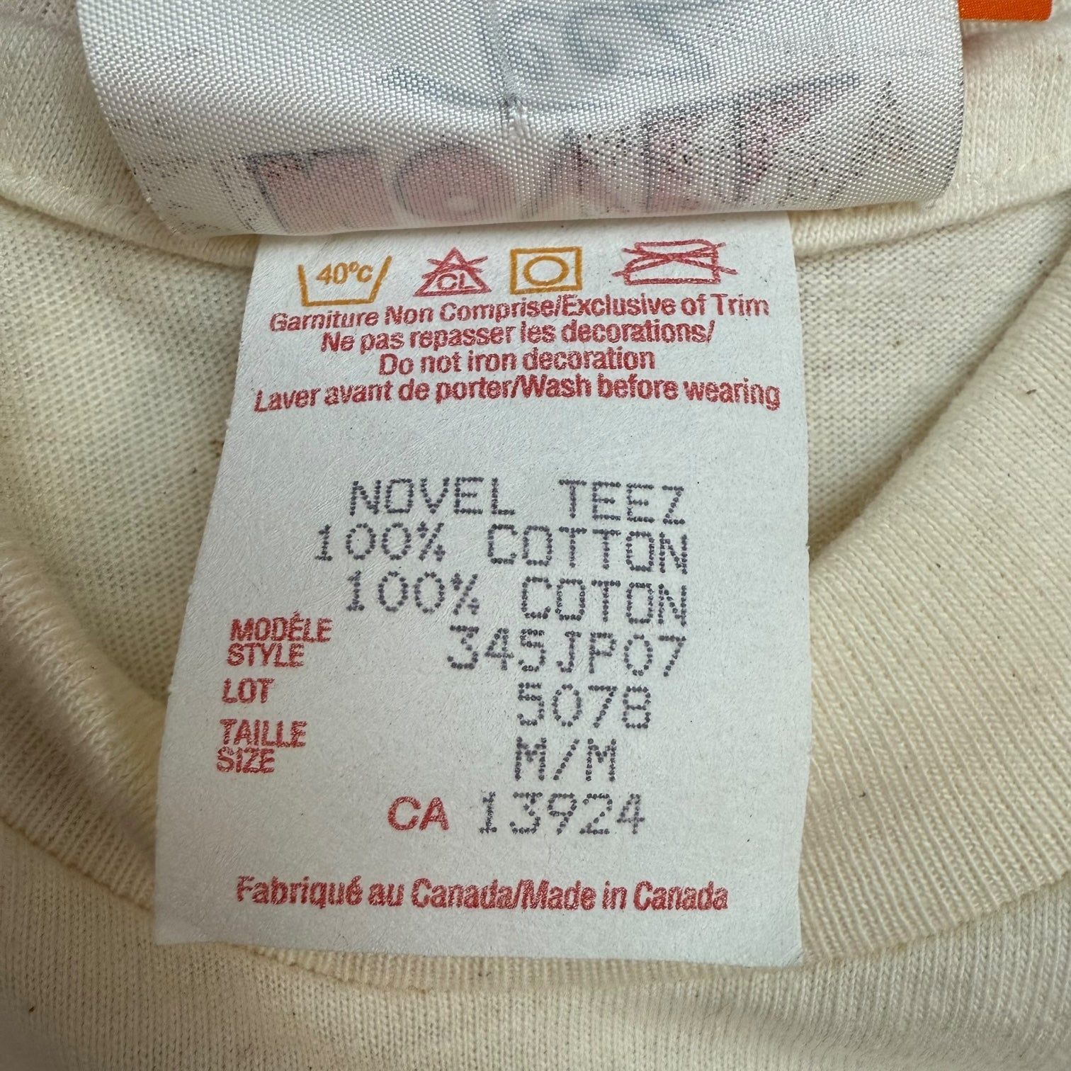 1993 Jurassic Park Universal Studios Tee White