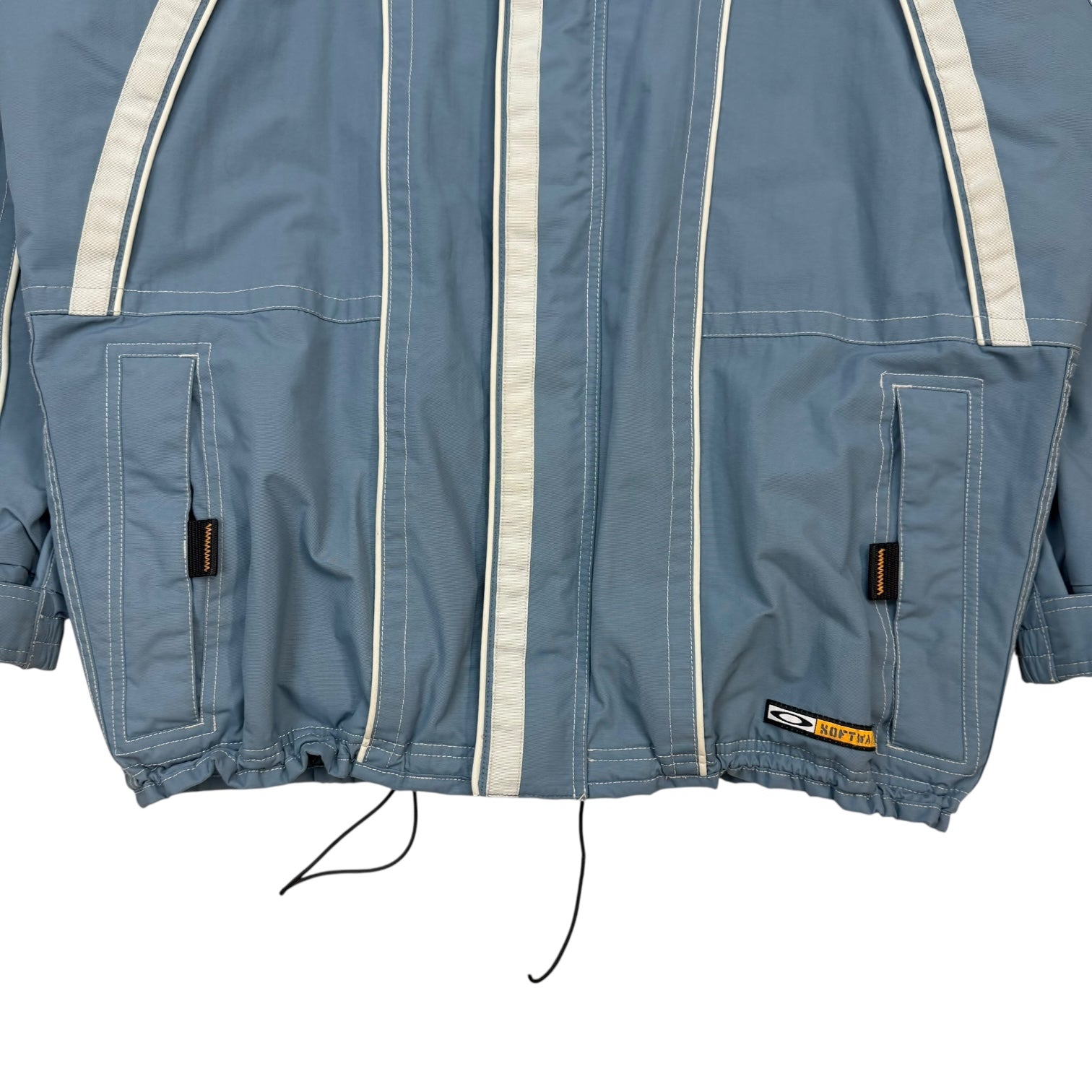 Vintage Oakley Software Windbreaker Jacket Light Blue