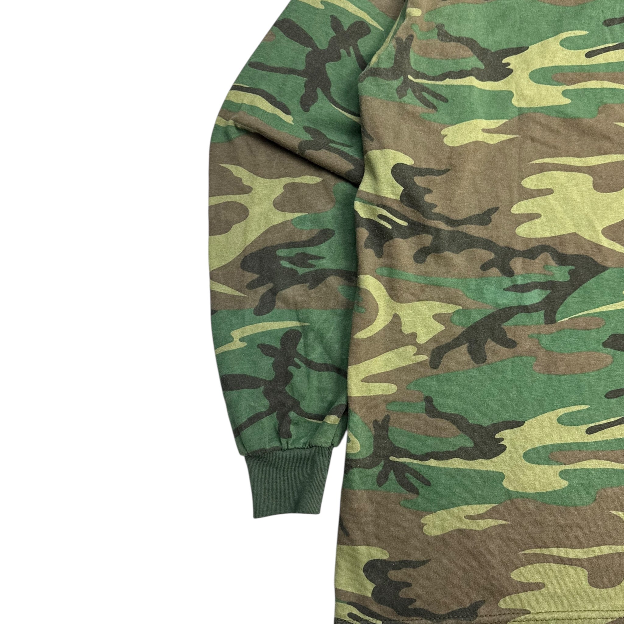 Vintage Woodland Camo Longsleeve T-Shirt