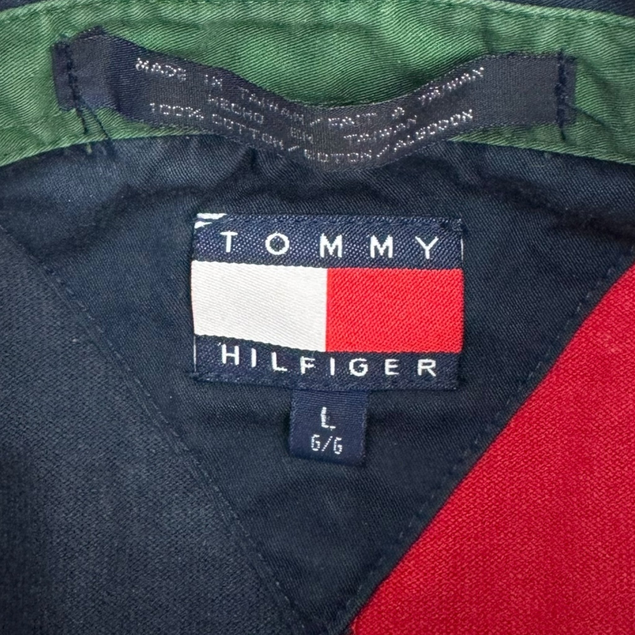 Vintage Tommy Hilfiger Sailing Gear Rugby Red