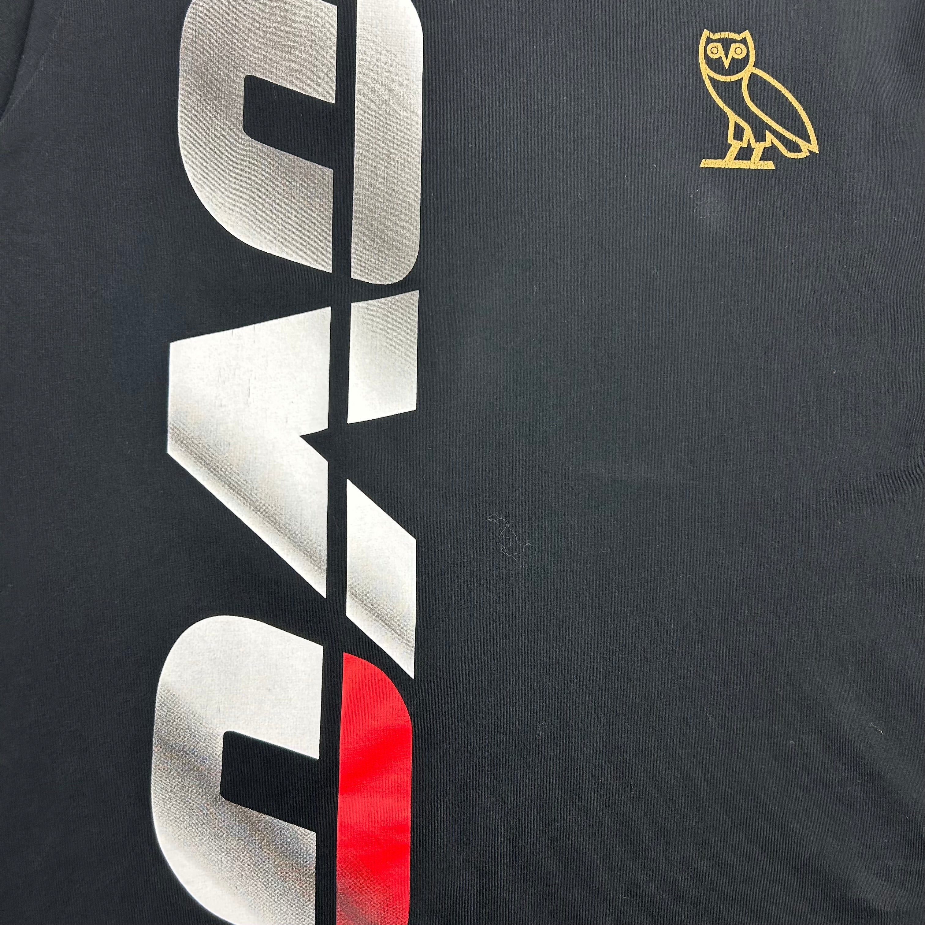 OVO Cross Spell Out Owl Tee Black