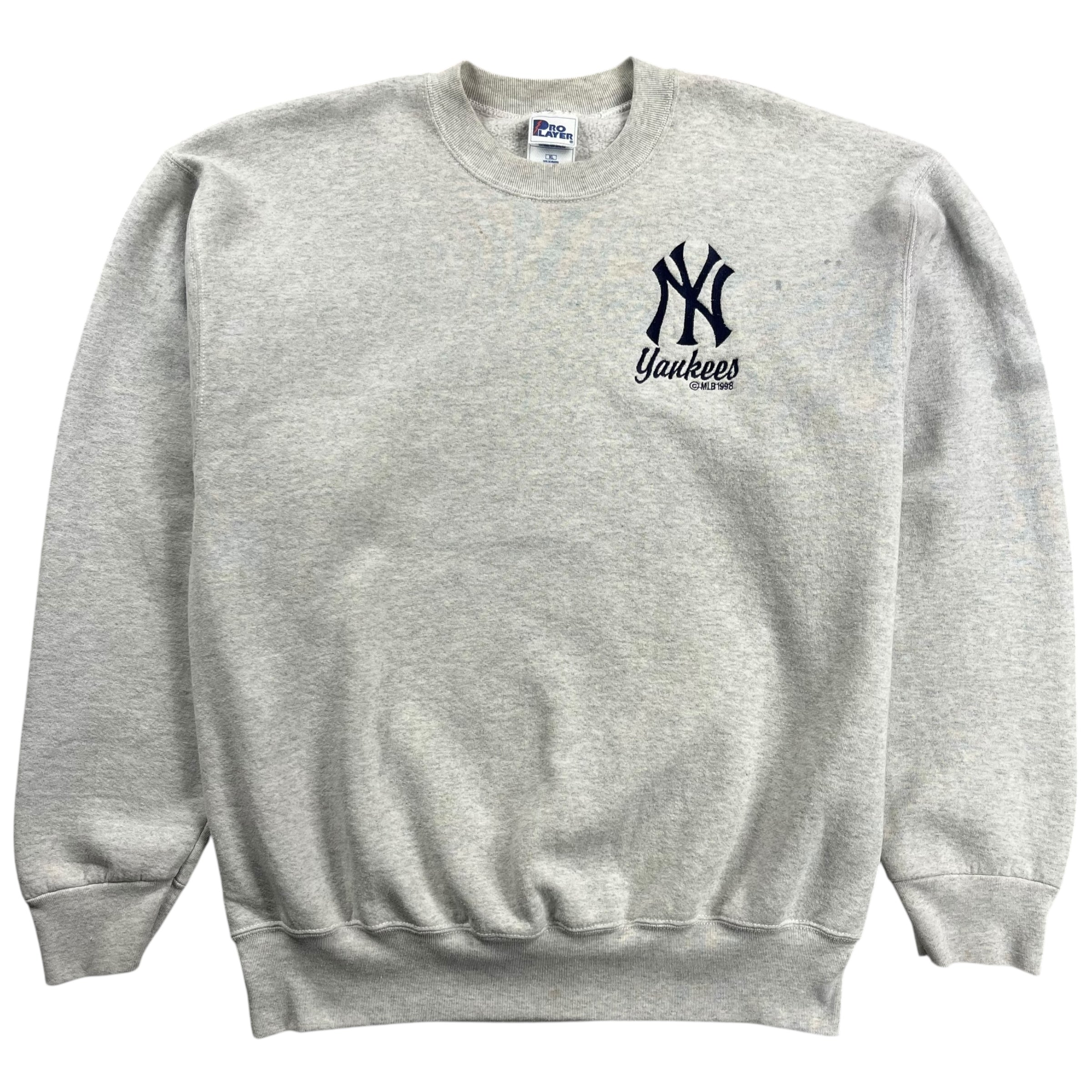 1998 New York Yankees Crewneck Light Grey