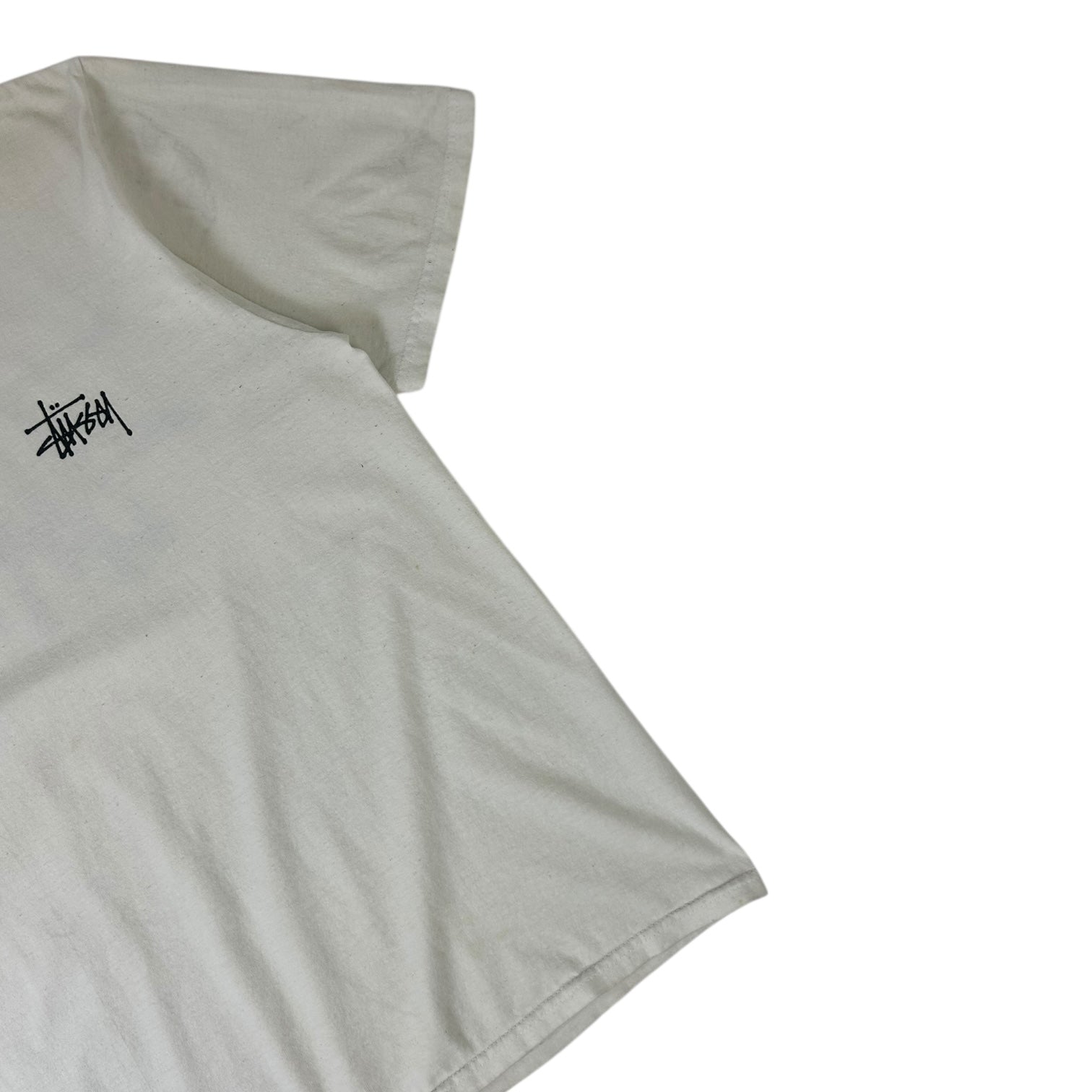 Stussy Stock Basic Logo T-Shirt White