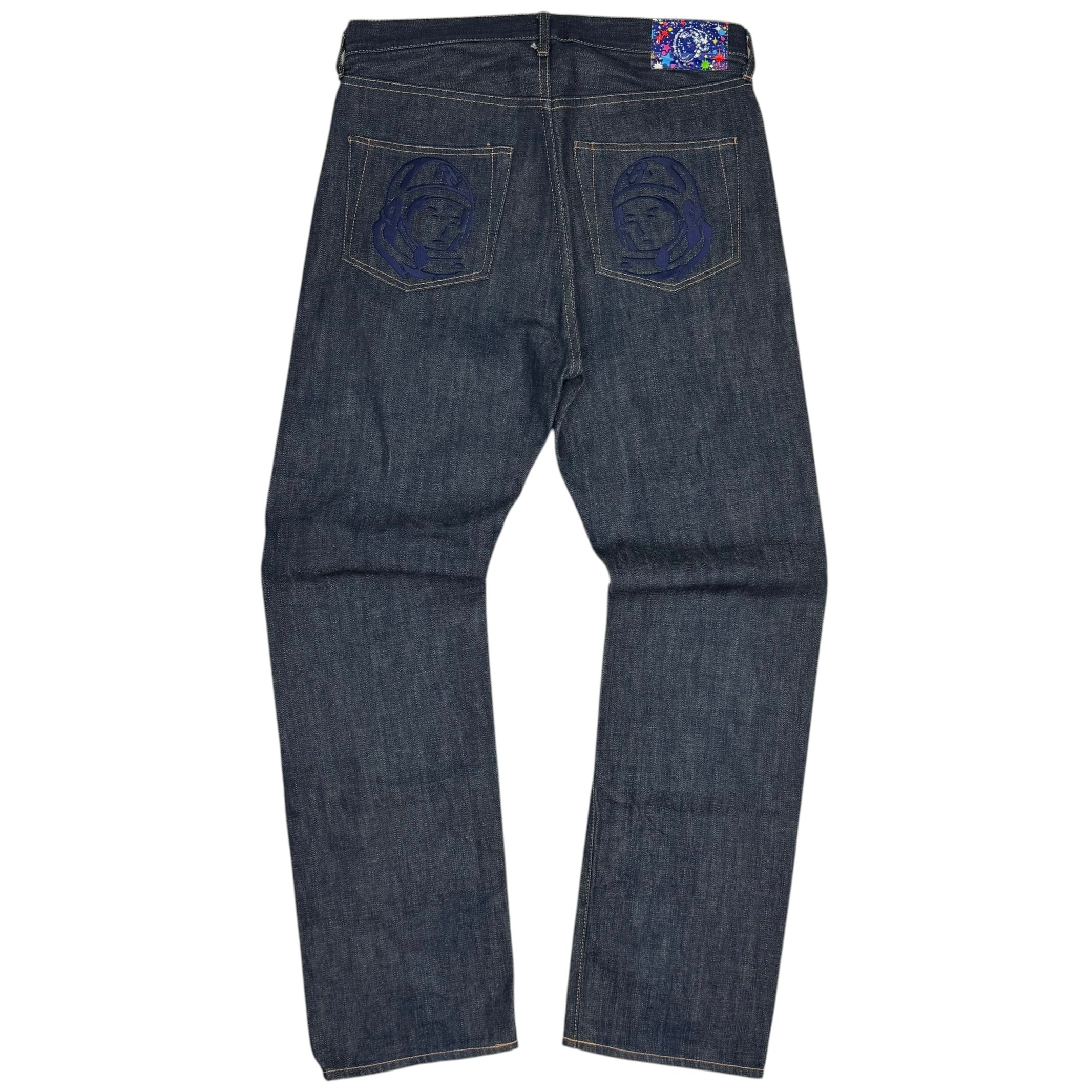 Billionaire Boys Club Running Dog Astronaut Raw Denim Jeans Indigo
