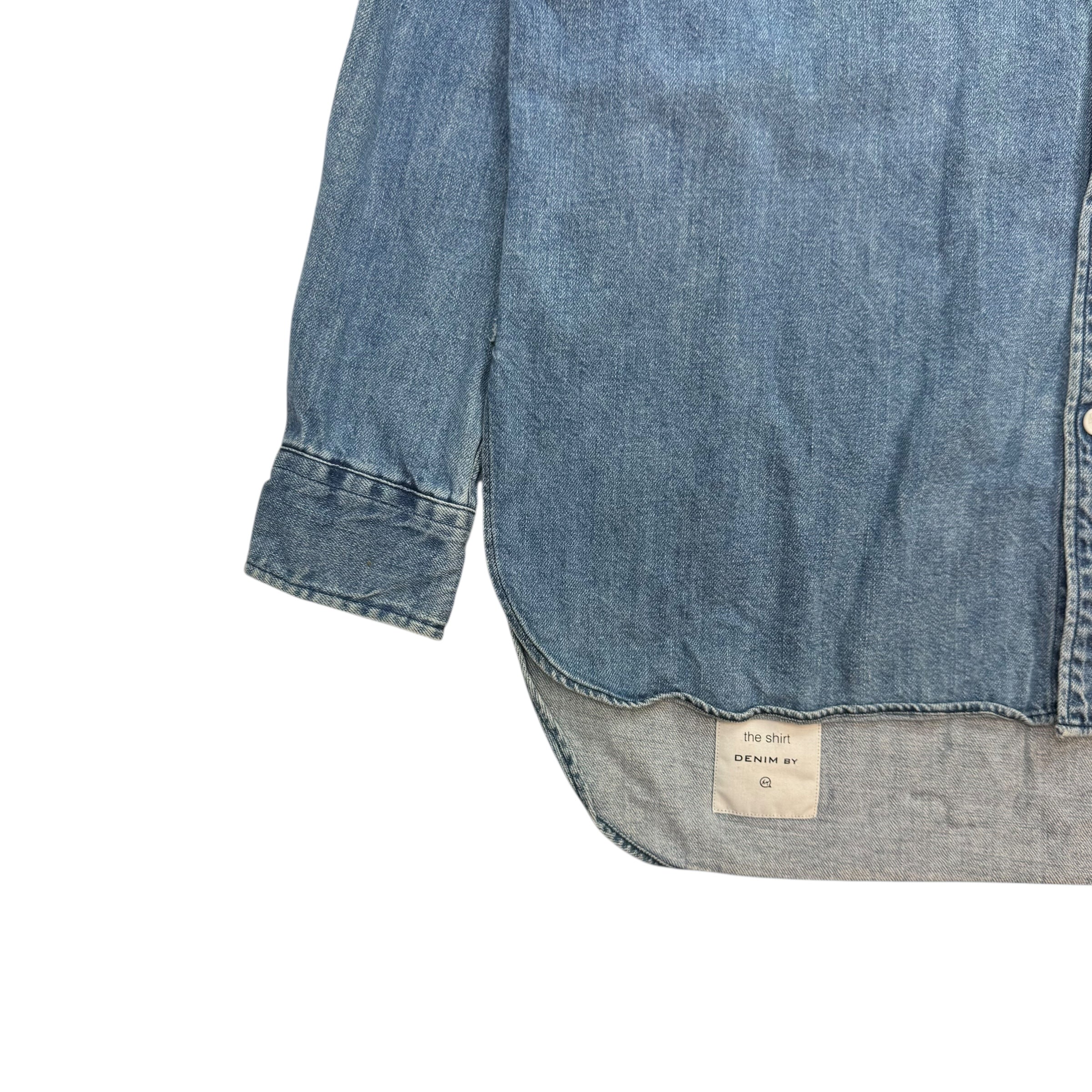 Vanquish X Fragment Denim Button Up Jacket Blue