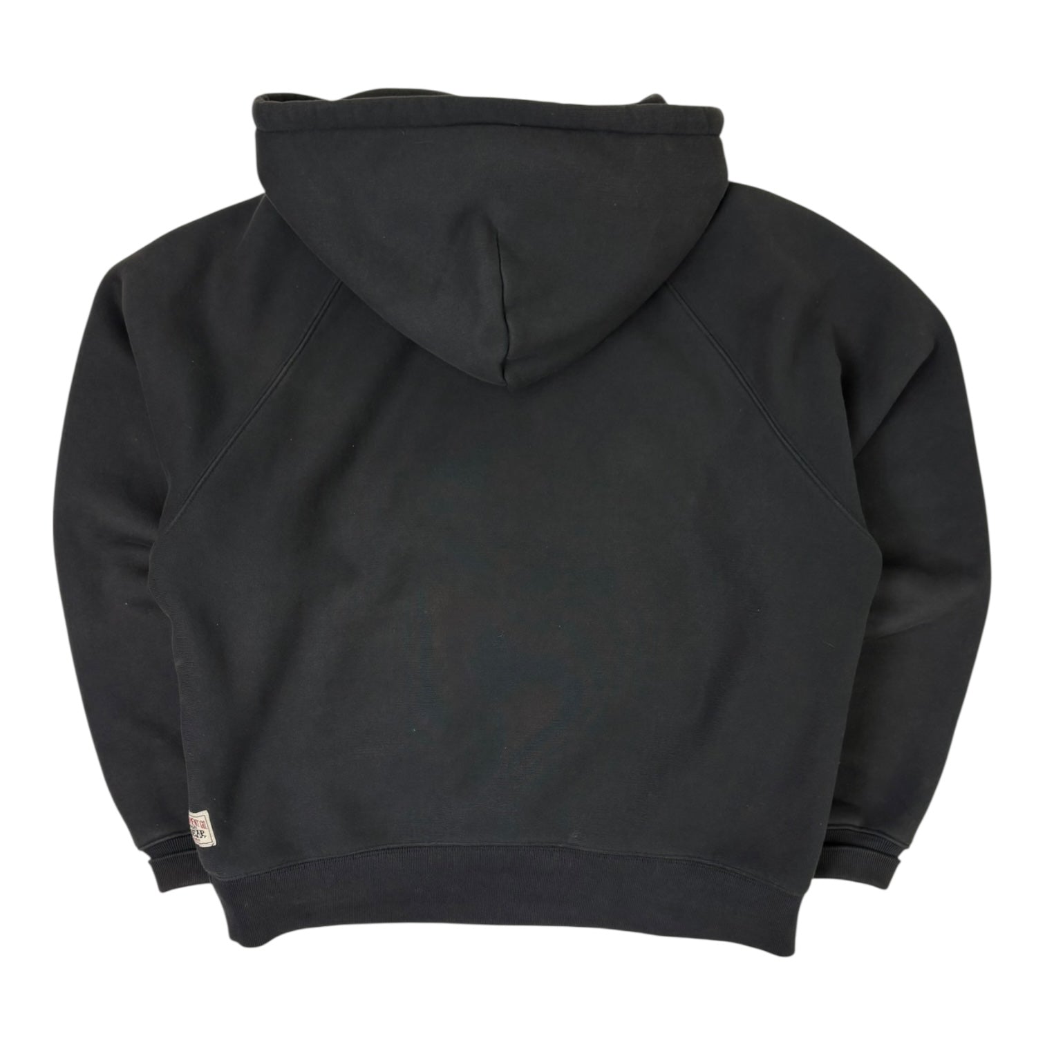 Stussy Relaxed Zip Hoodie Washed Black