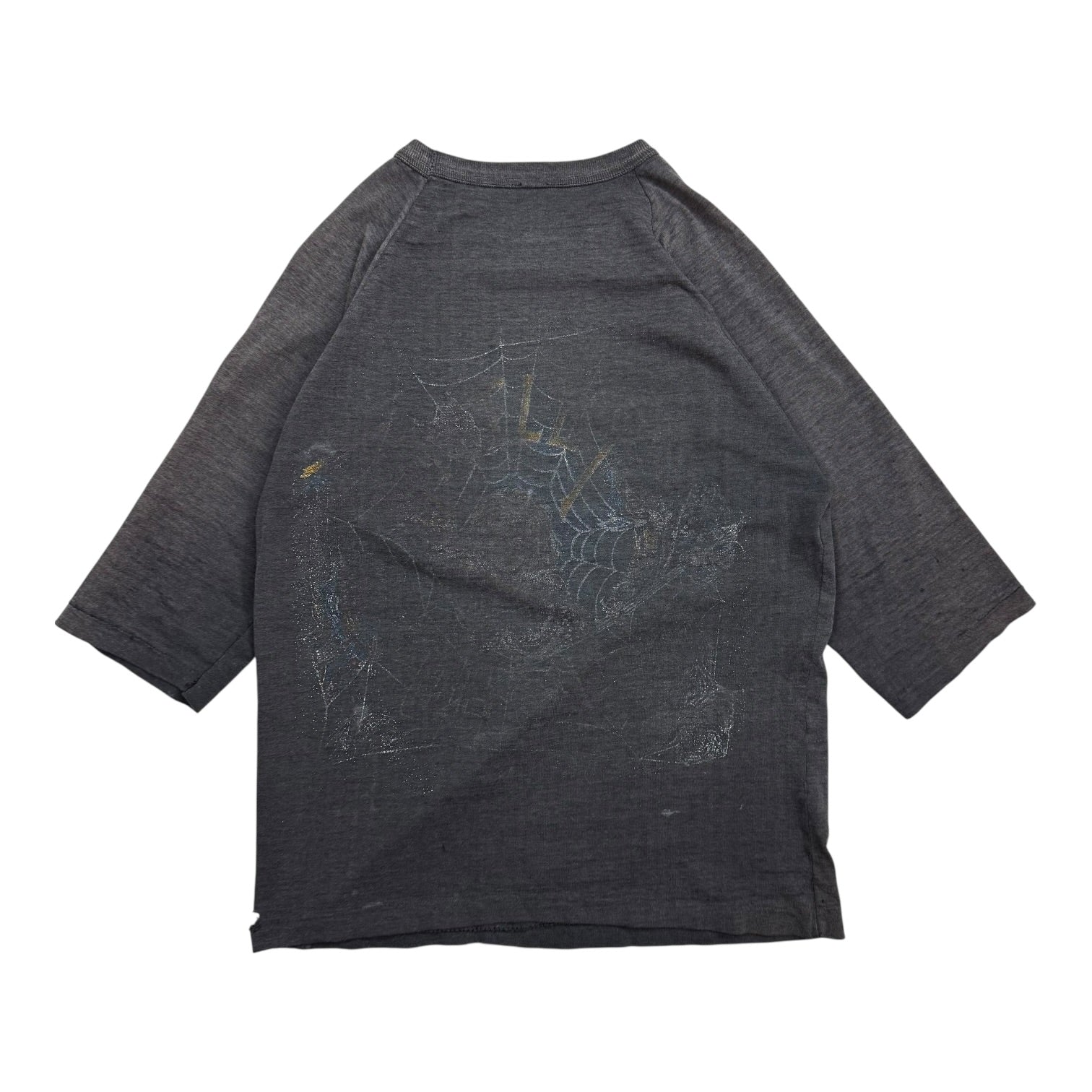 1980s Motley Crue Glam Theatre Of Pain Raglan Tee