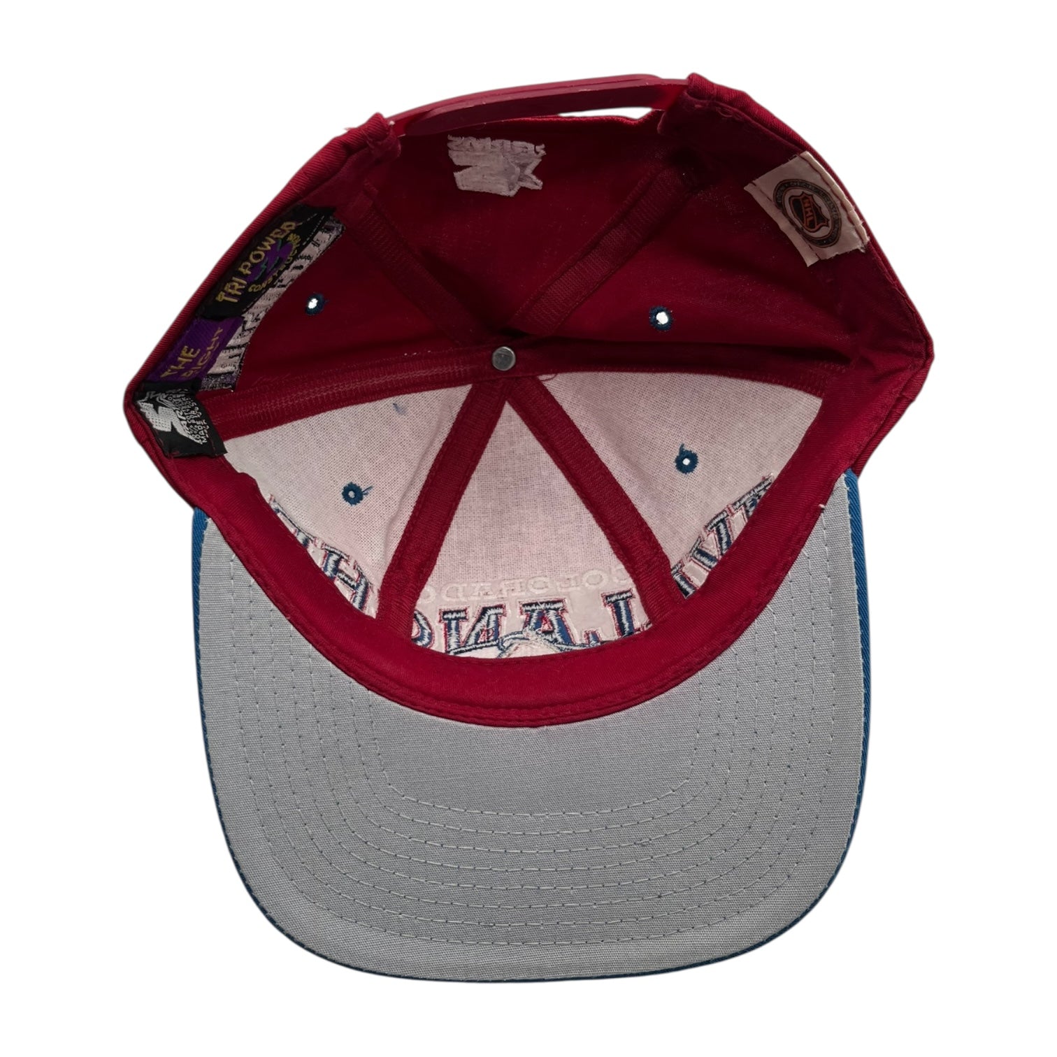 Vintage Starter Colorado Avalanche Hat Red