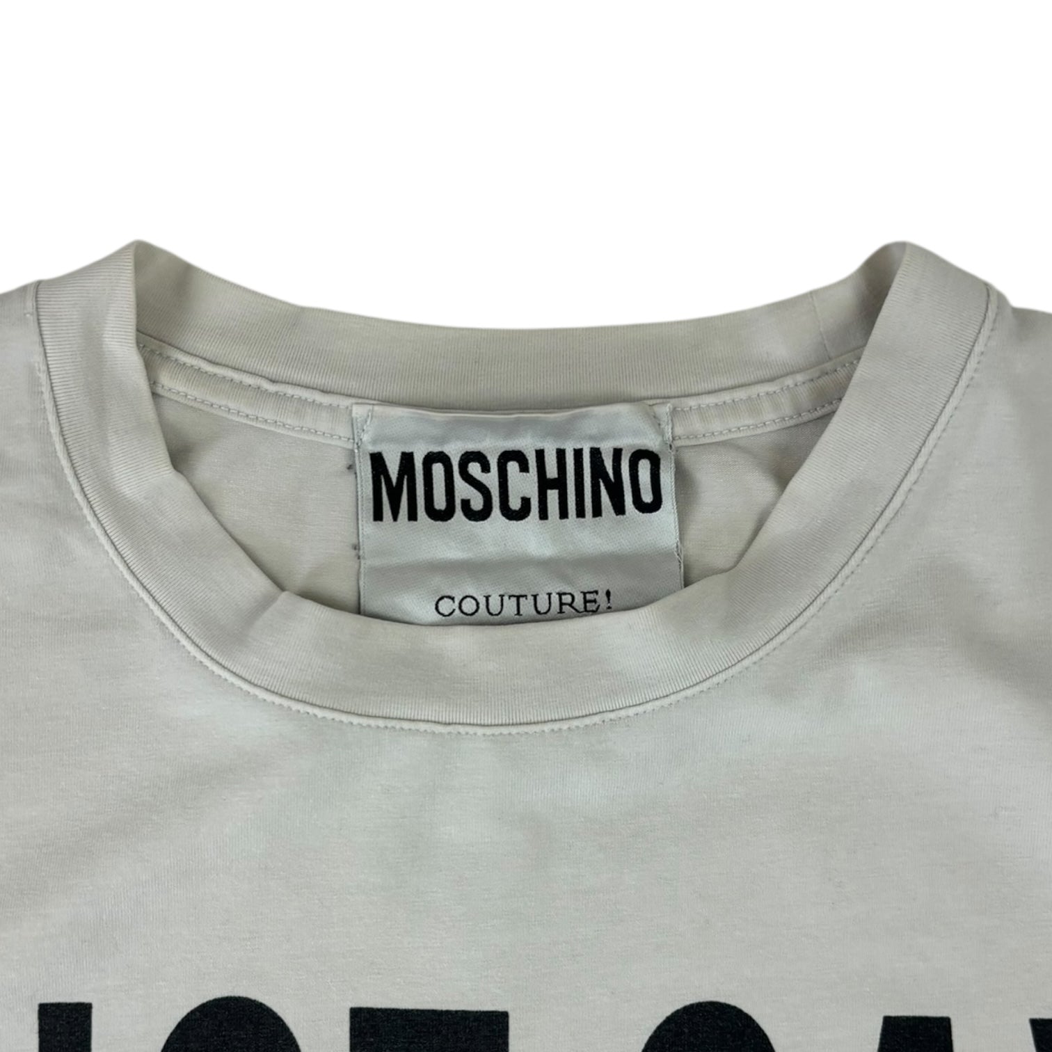Moschino “Just Say Moschi NO” T-Shirt White