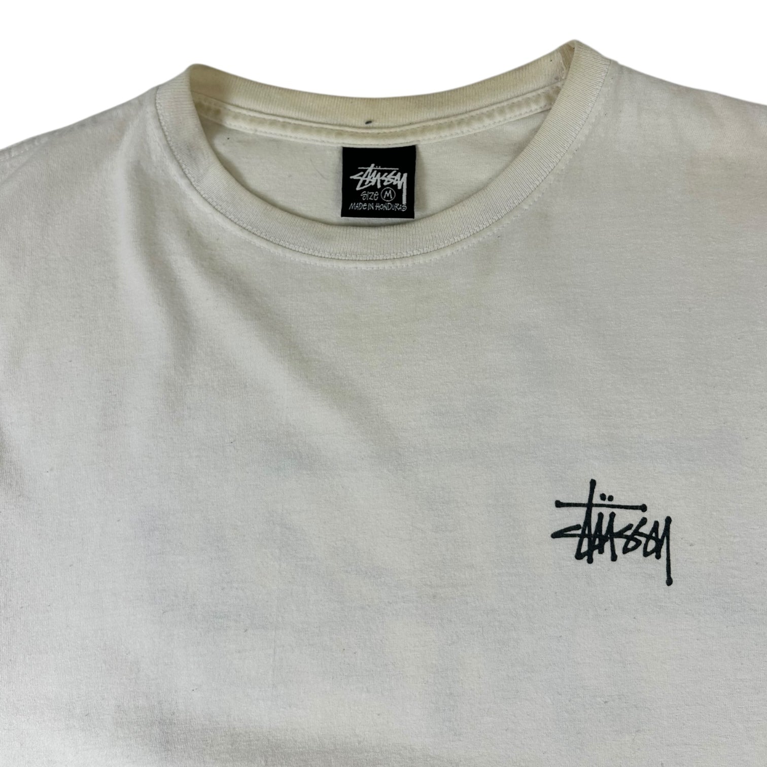 Stussy Stock Basic Logo T-Shirt White