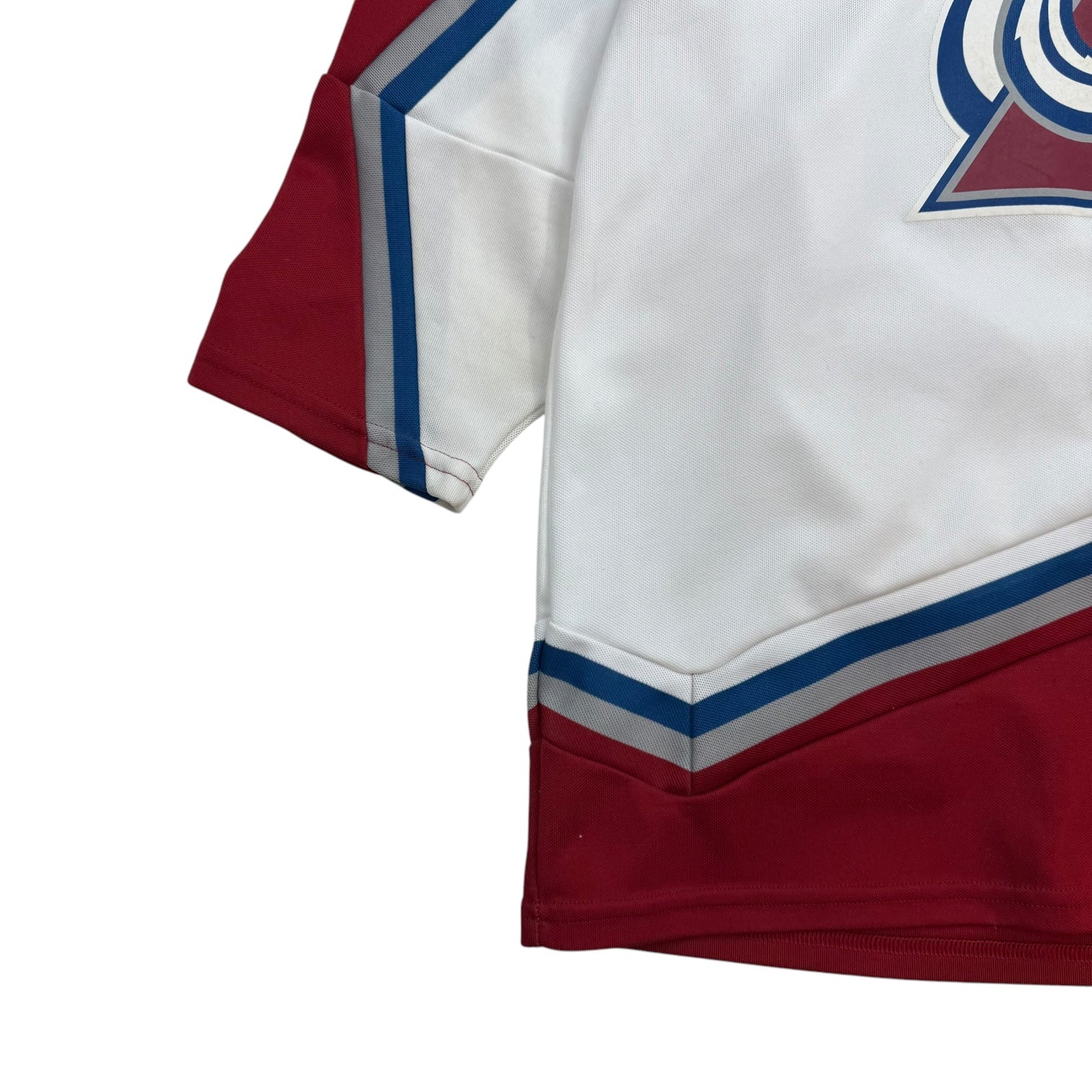 Vintage CCM Colorado Avalanche Away Jersey White