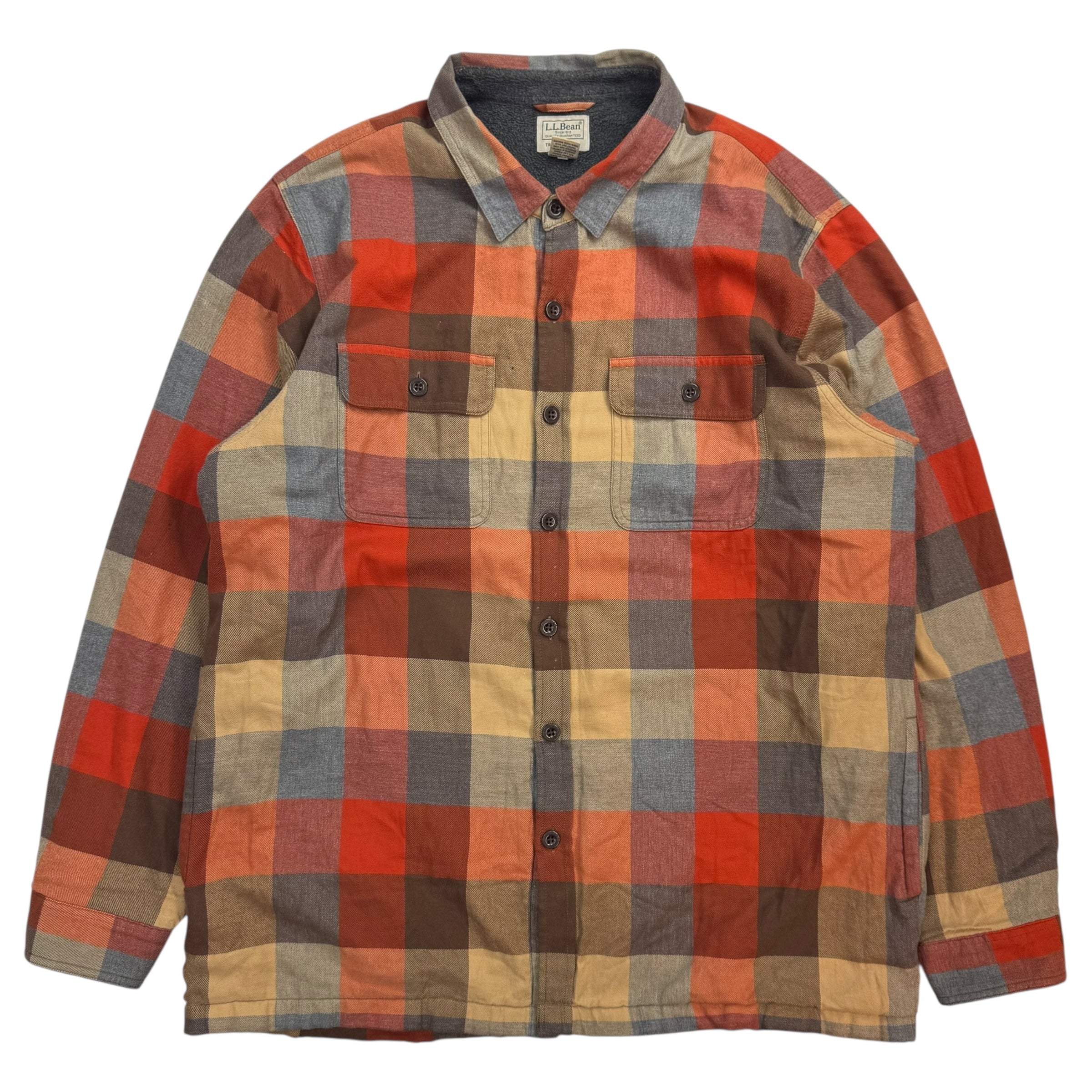Vintage LL Bean Plaid Flannel Jacket
