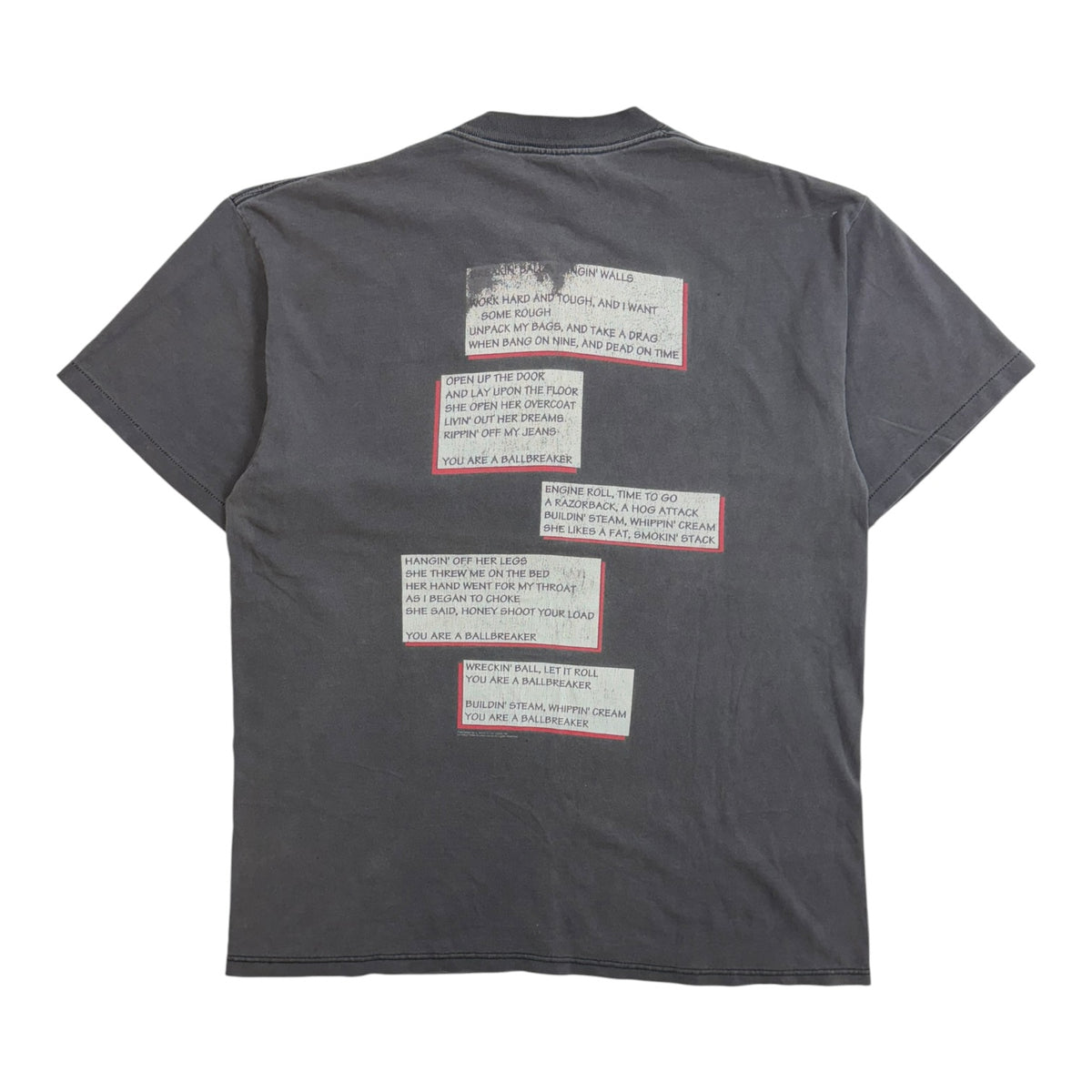 Vintage 1995 AC/DC “Ballbreaker” Tour T-Shirt Grey
