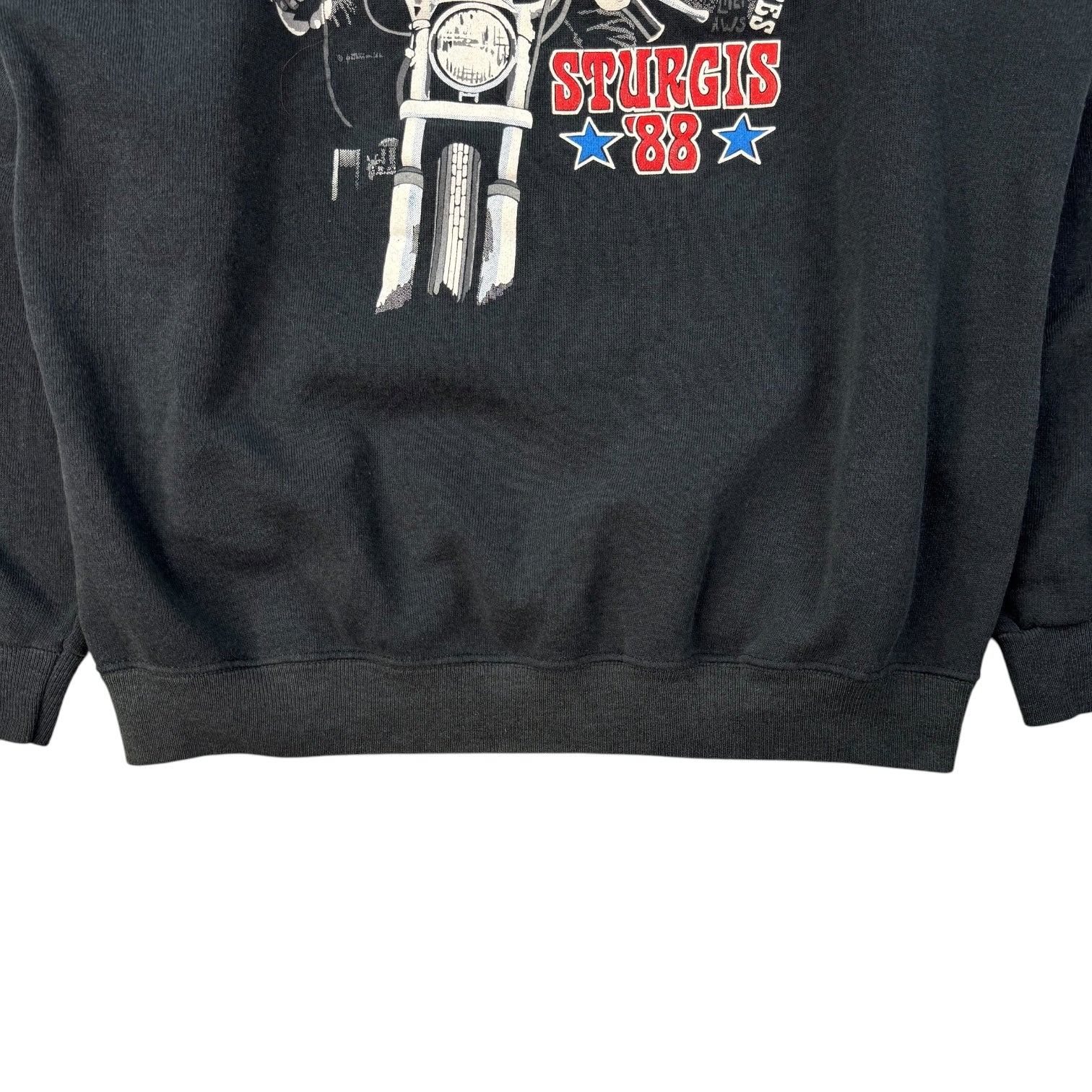 1988 Sturgis Black Hills Classic South Dakota Crewneck Black