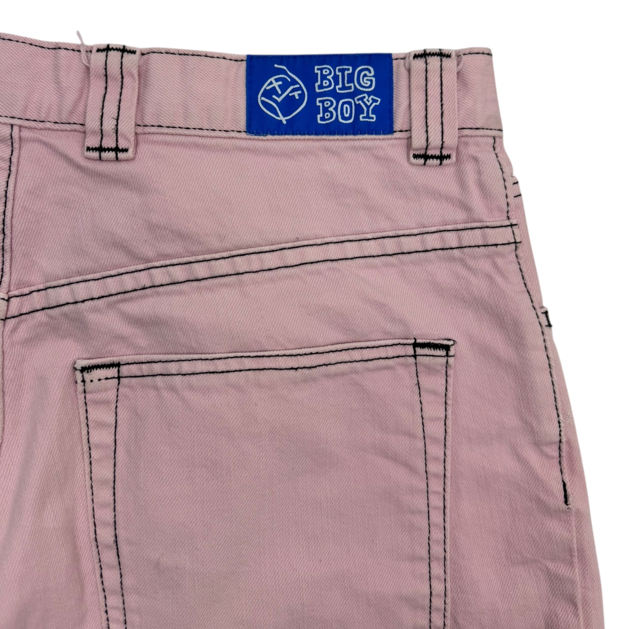 Big Boy Cut Off Pink Dyed Jorts