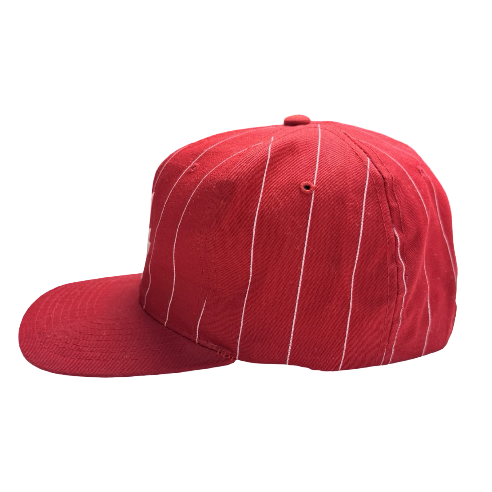 Vintage Starter Canada Pinstripe Hat Red
