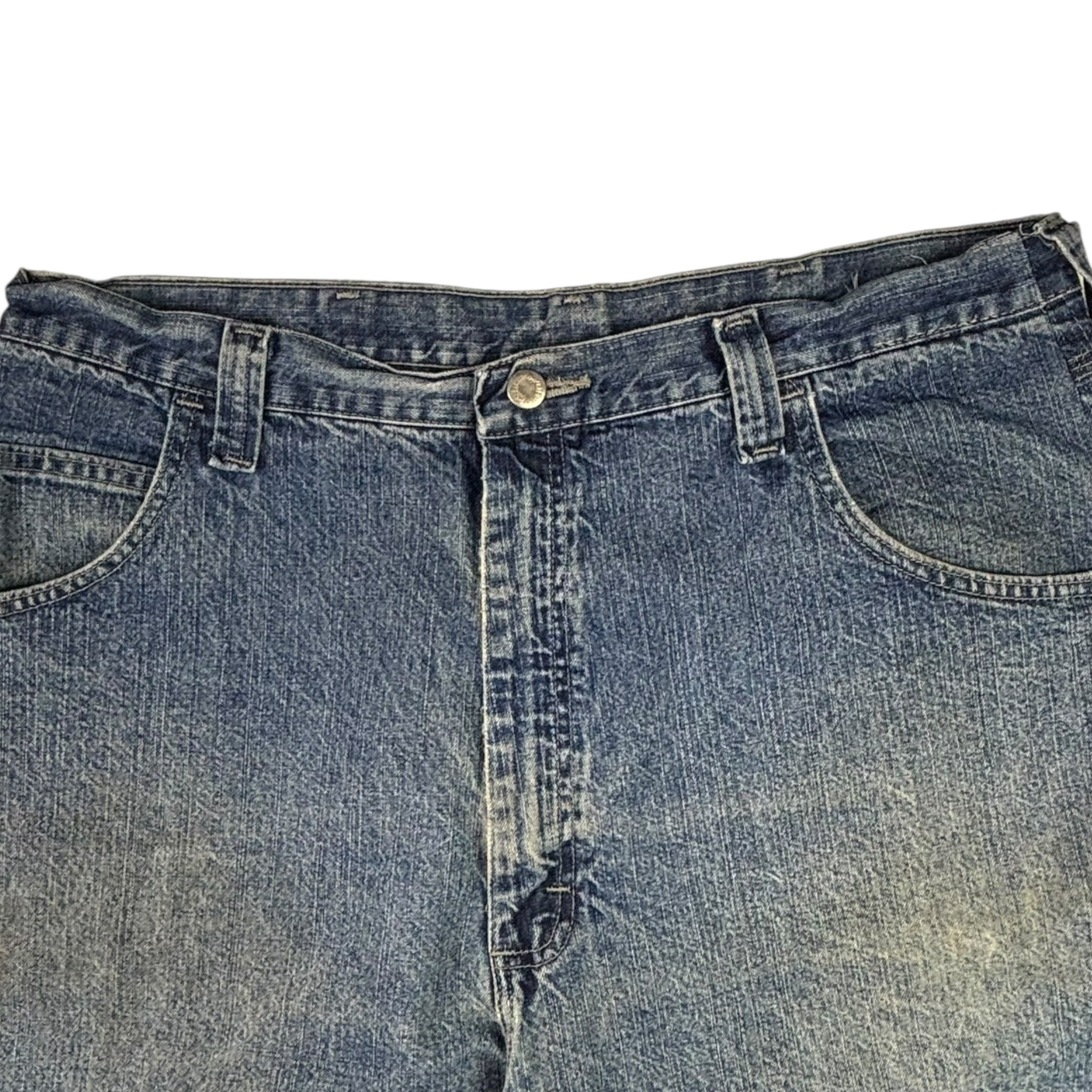 Vintage Wrangler Carpenter Jean Shorts Blue