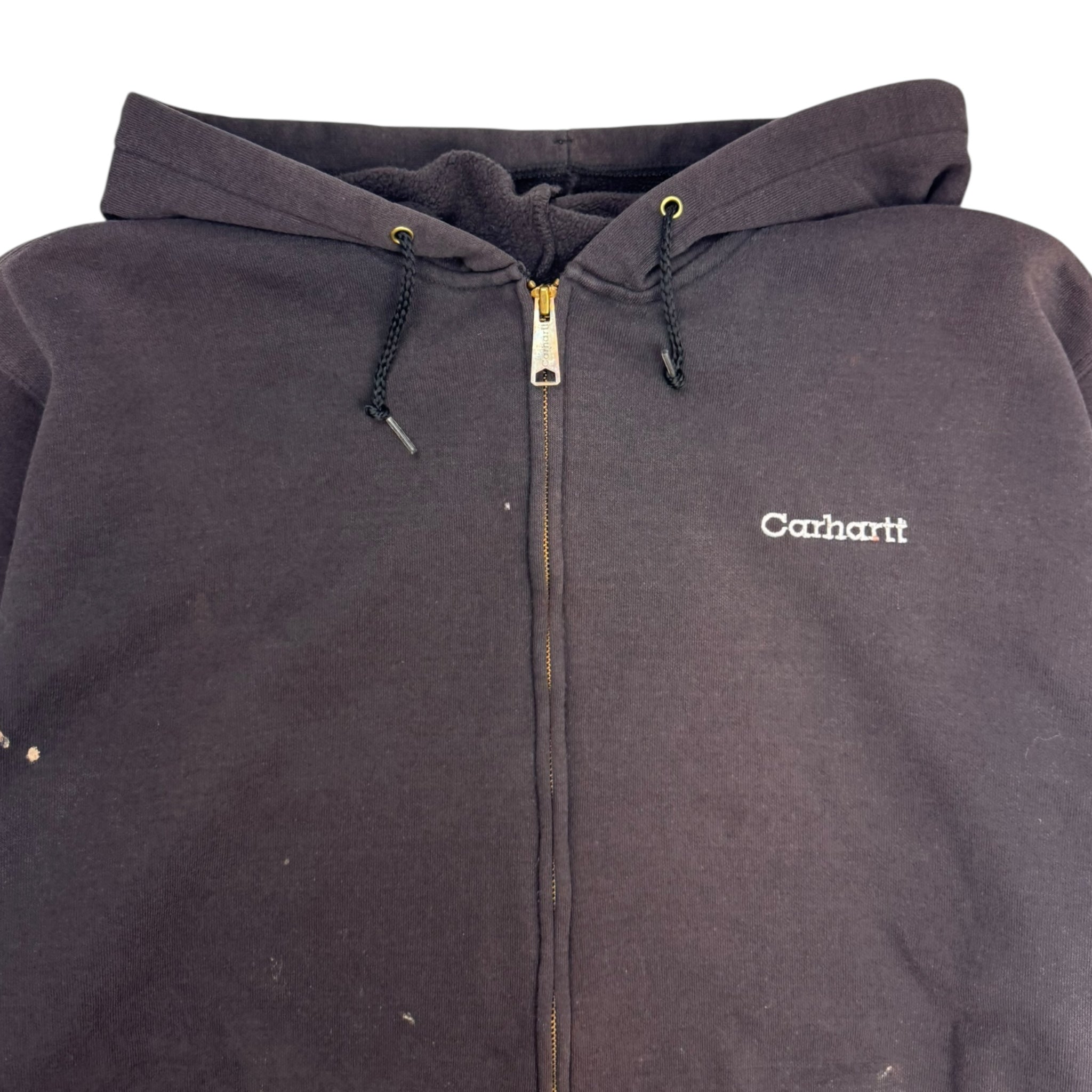 Vintage Carhartt Embrodiered Pocket Zip Hoodie