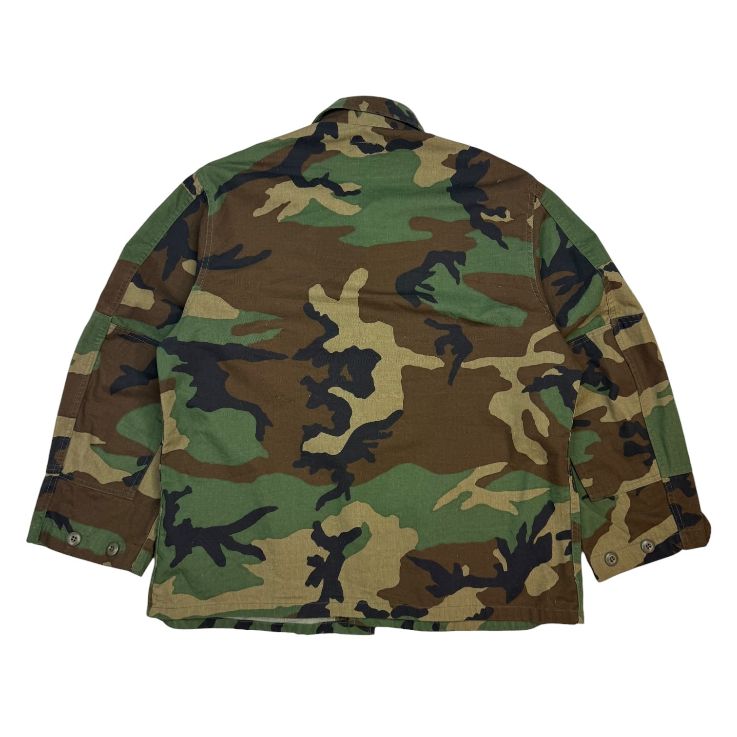 Vintage Army Jacket Woodland Camo