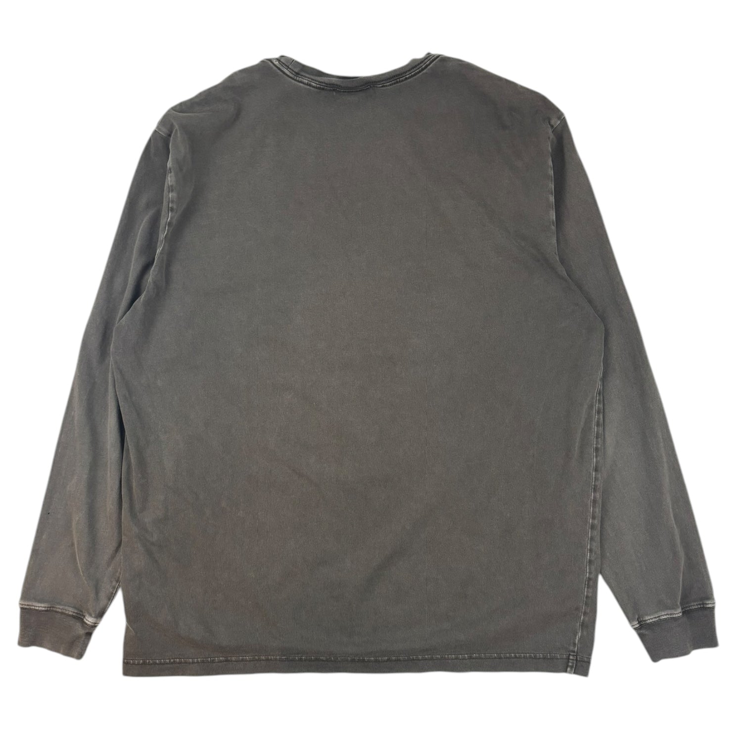 OVO Garment Dyed Long Sleeve T-Shirt Brown
