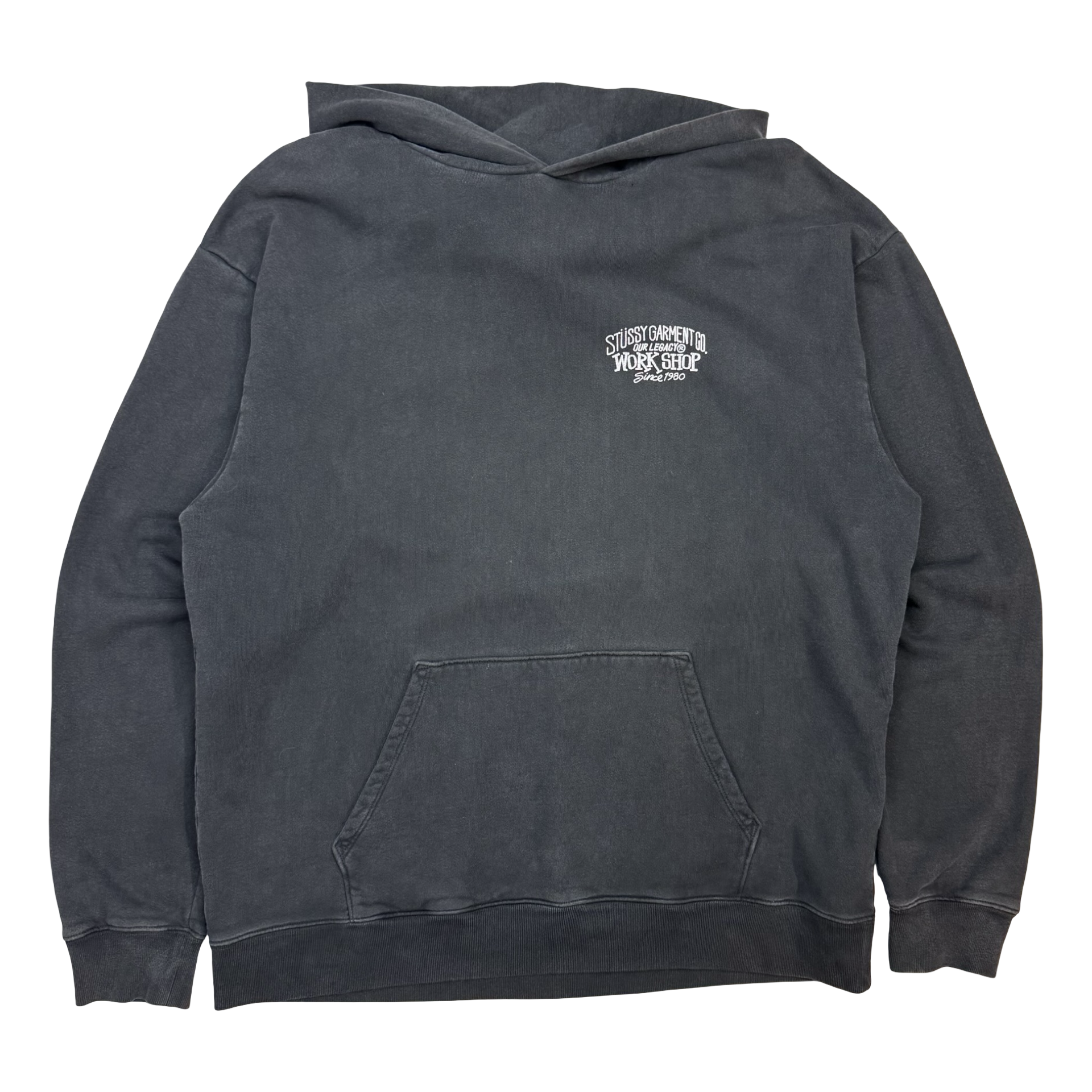 Stussy x Our Legacy Workshop Pigment Dye Hoodie Black