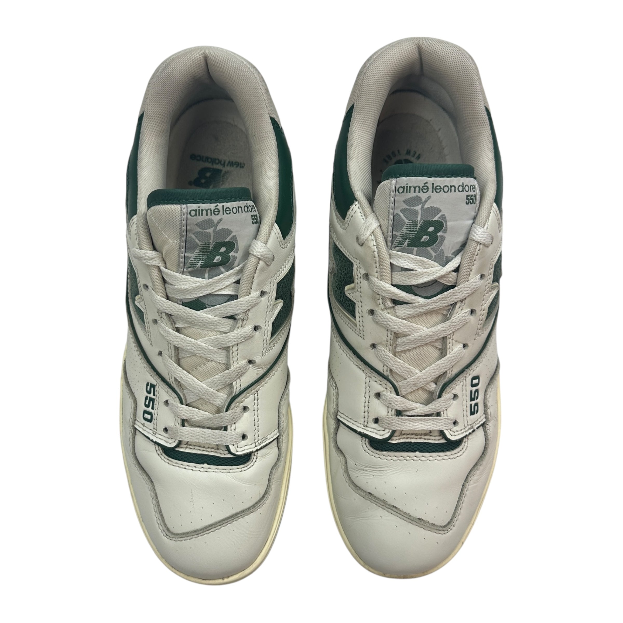 New Balance 550 Aime Leon Dore White/Green (Used)