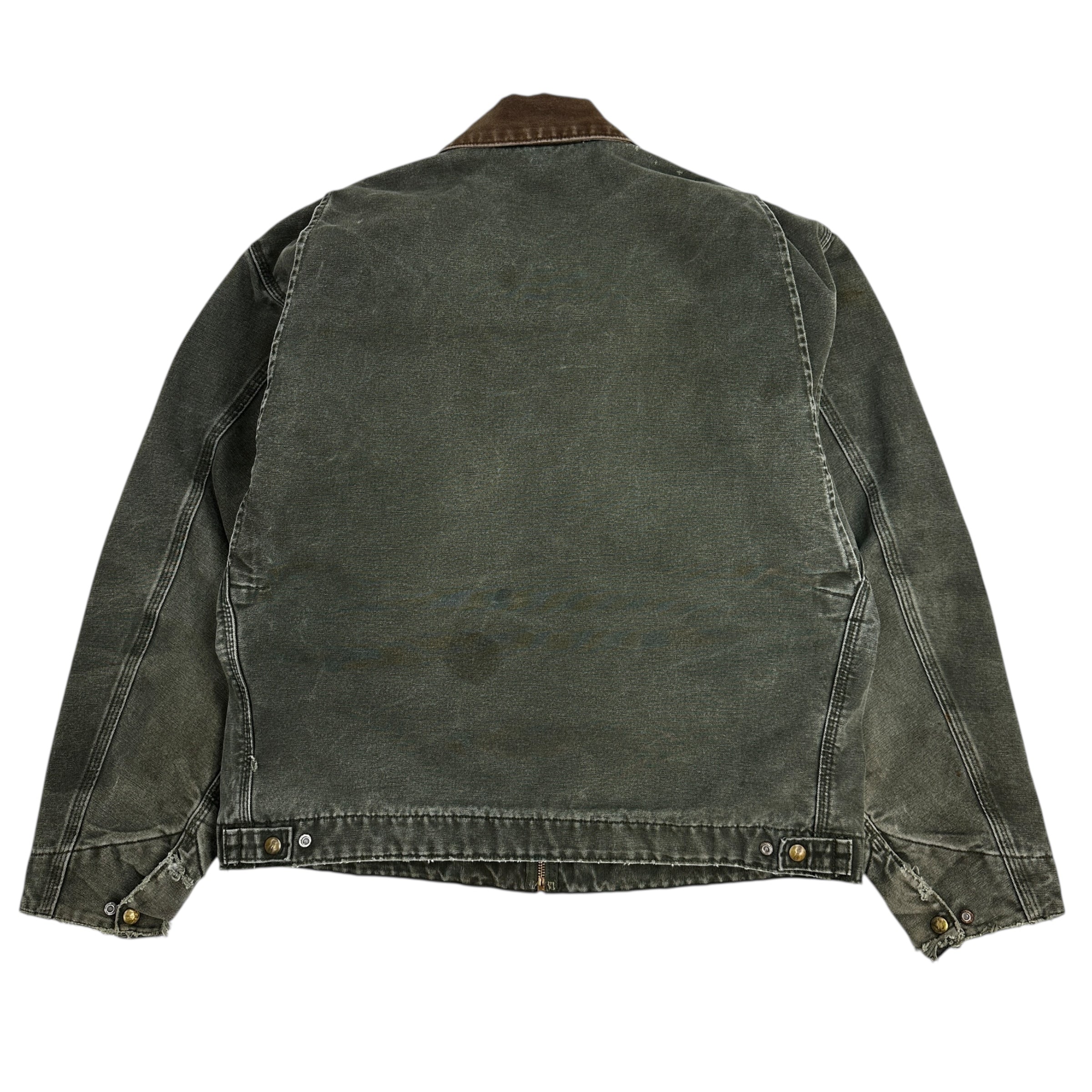 Vintage Carhartt Detroit Blanket Lined Jacket Moss Green