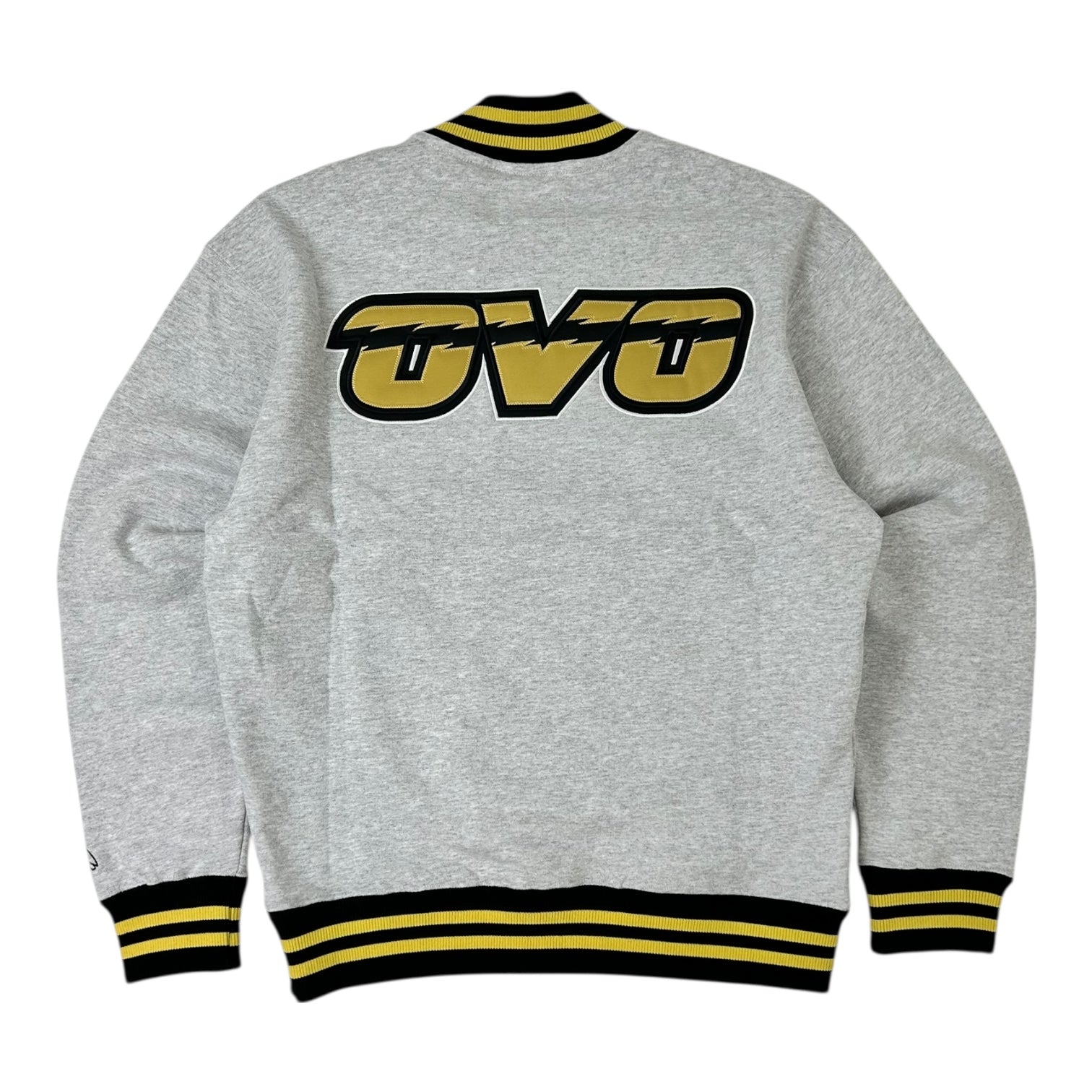 OVO NBA Toronto Raptors Quarter-Zip Mockneck Sweatshirt Ash Heather