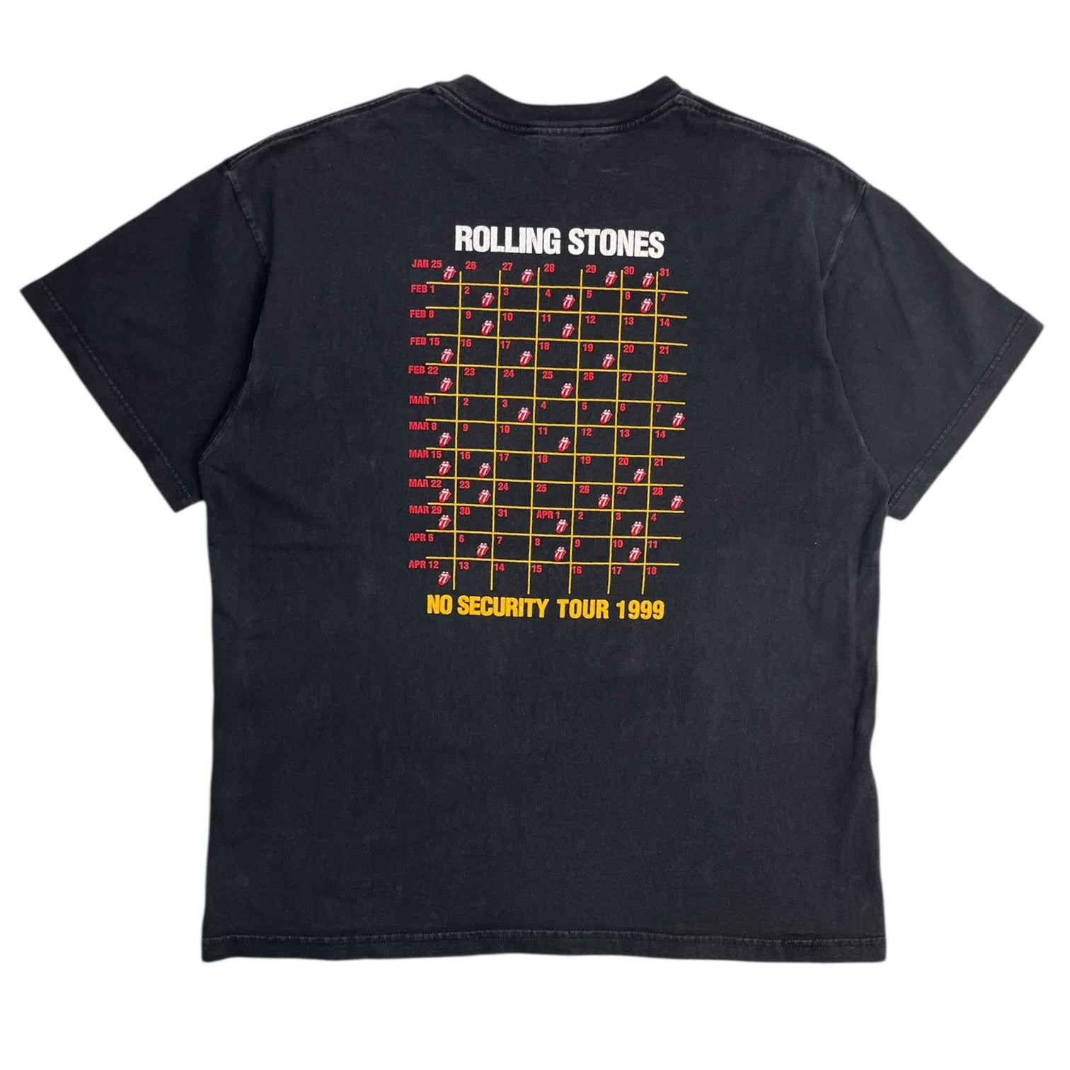 1999 The Rolling Stones “No Security” Tour T-Shirt
