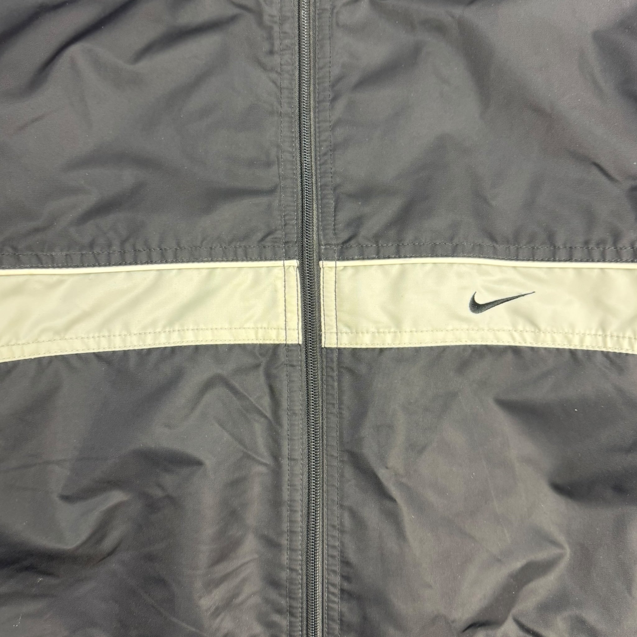 Vintage Nike Fleece Lined Jacket Black/White