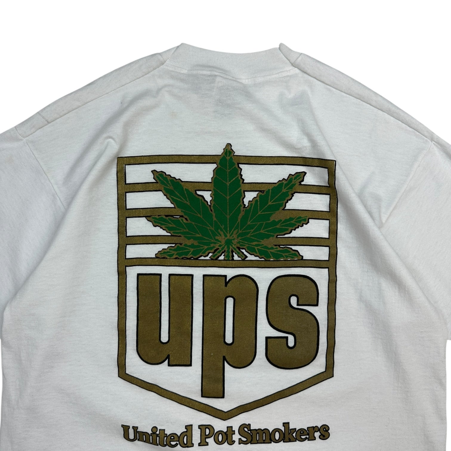 Vintage UPS Parody T-Shirt White