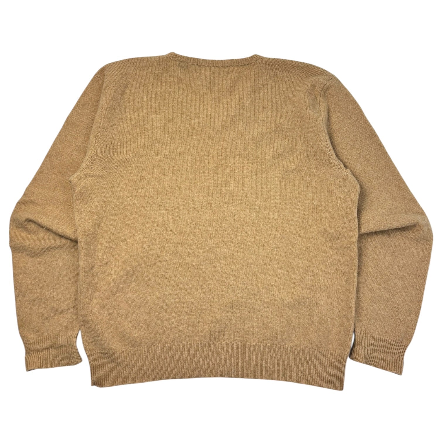 Vintage Polo Ralph Lauren Lambs Knit Sweater Tan